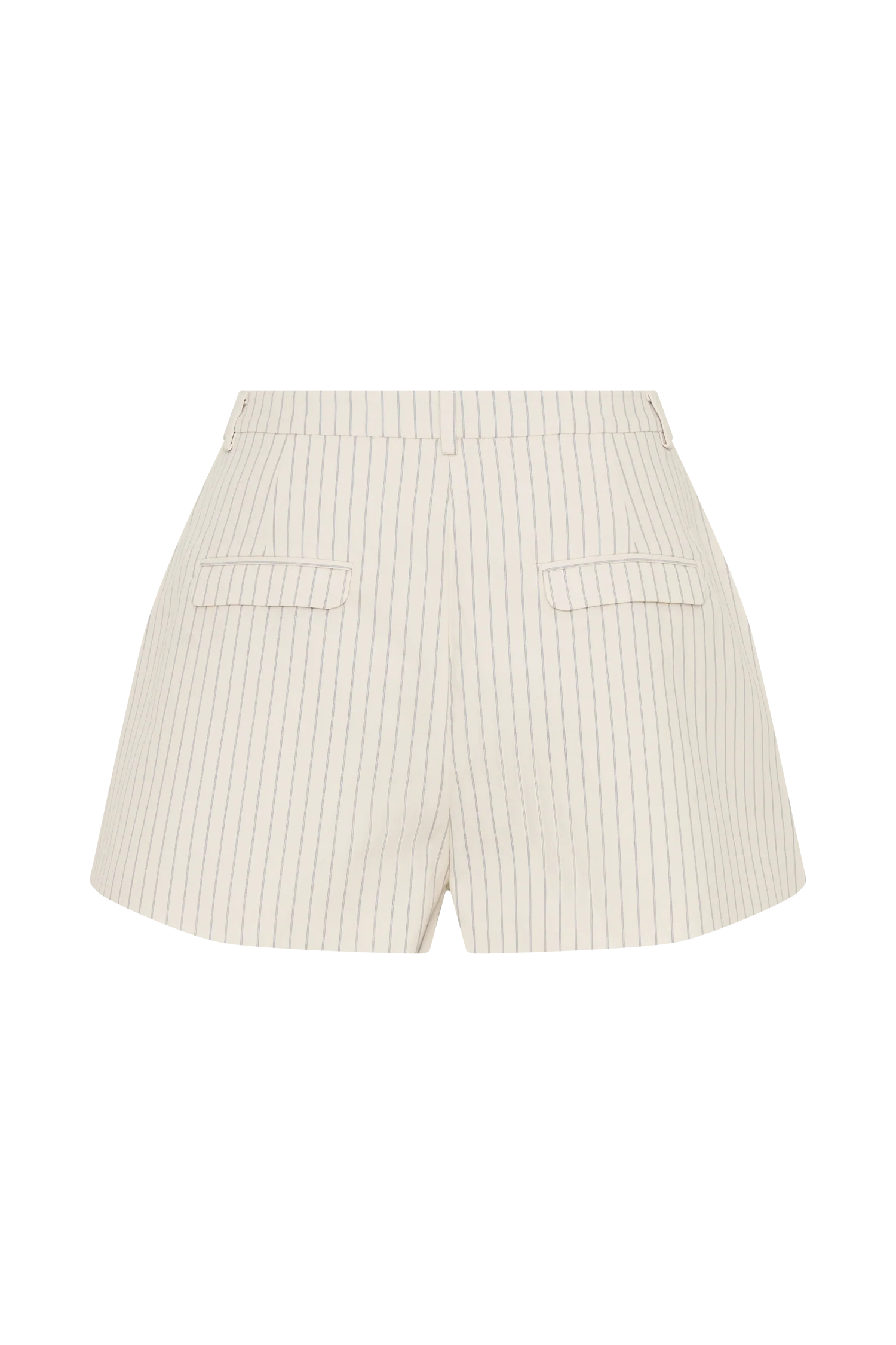Alina Pintuck Cotton Shorts - Stripe - Image 7