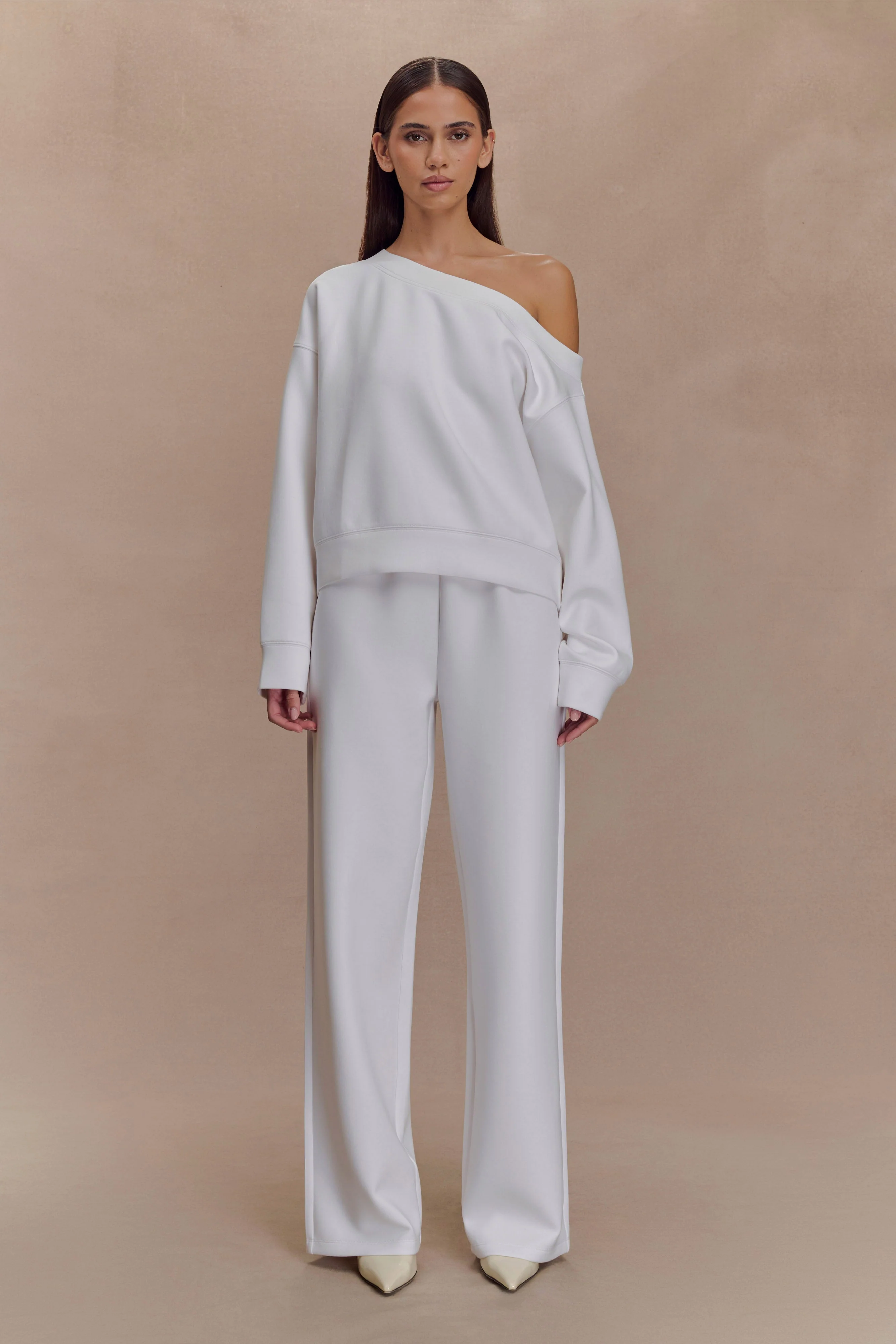 August Straight Leg Jogger - Ivory - Image 4