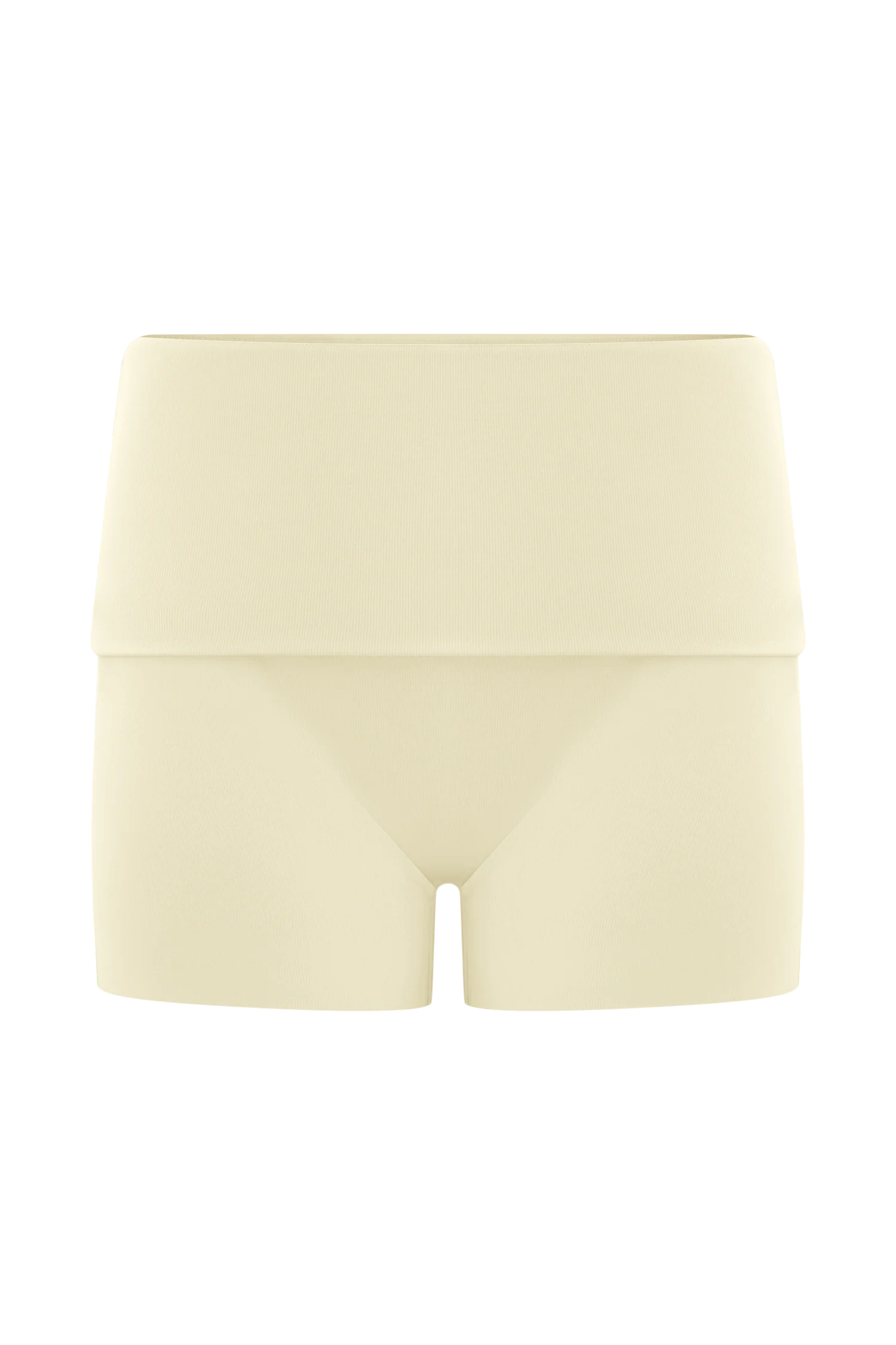 Birdie Fold Over Shorts - Ivory - Image 4
