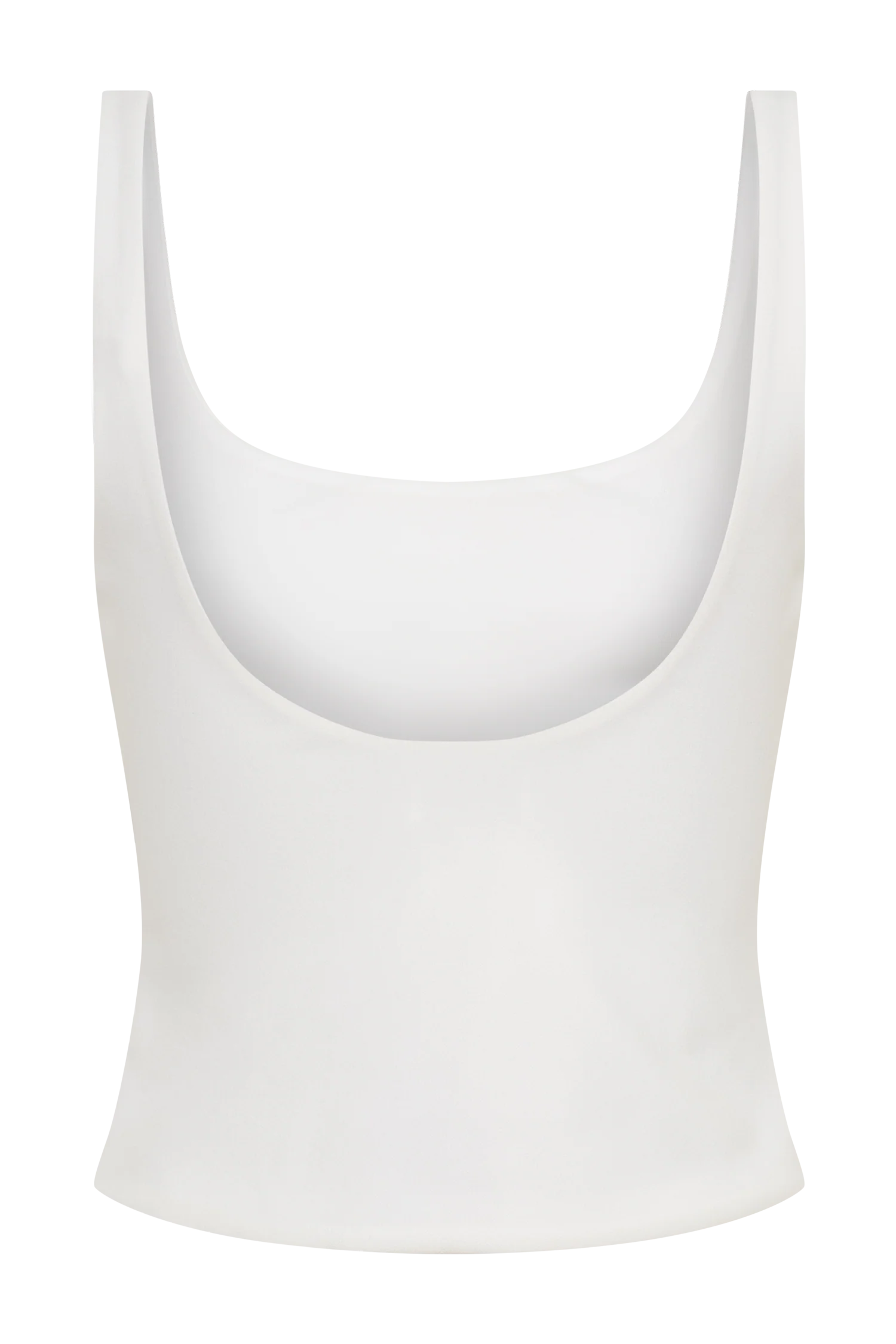 Blanca Stretch Crepe Cami Top - White - Image 6