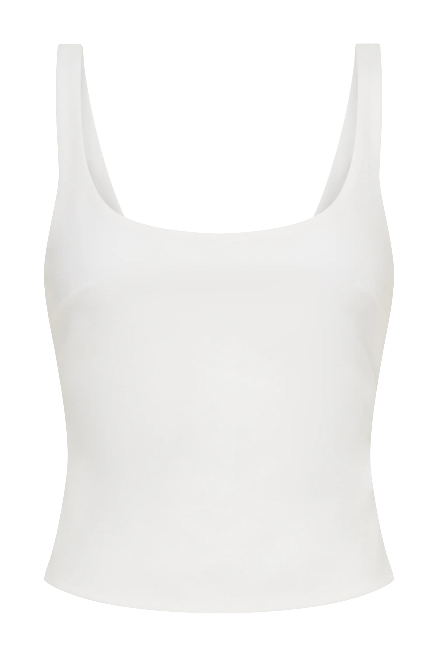 Blanca Stretch Crepe Cami Top - White - Image 7