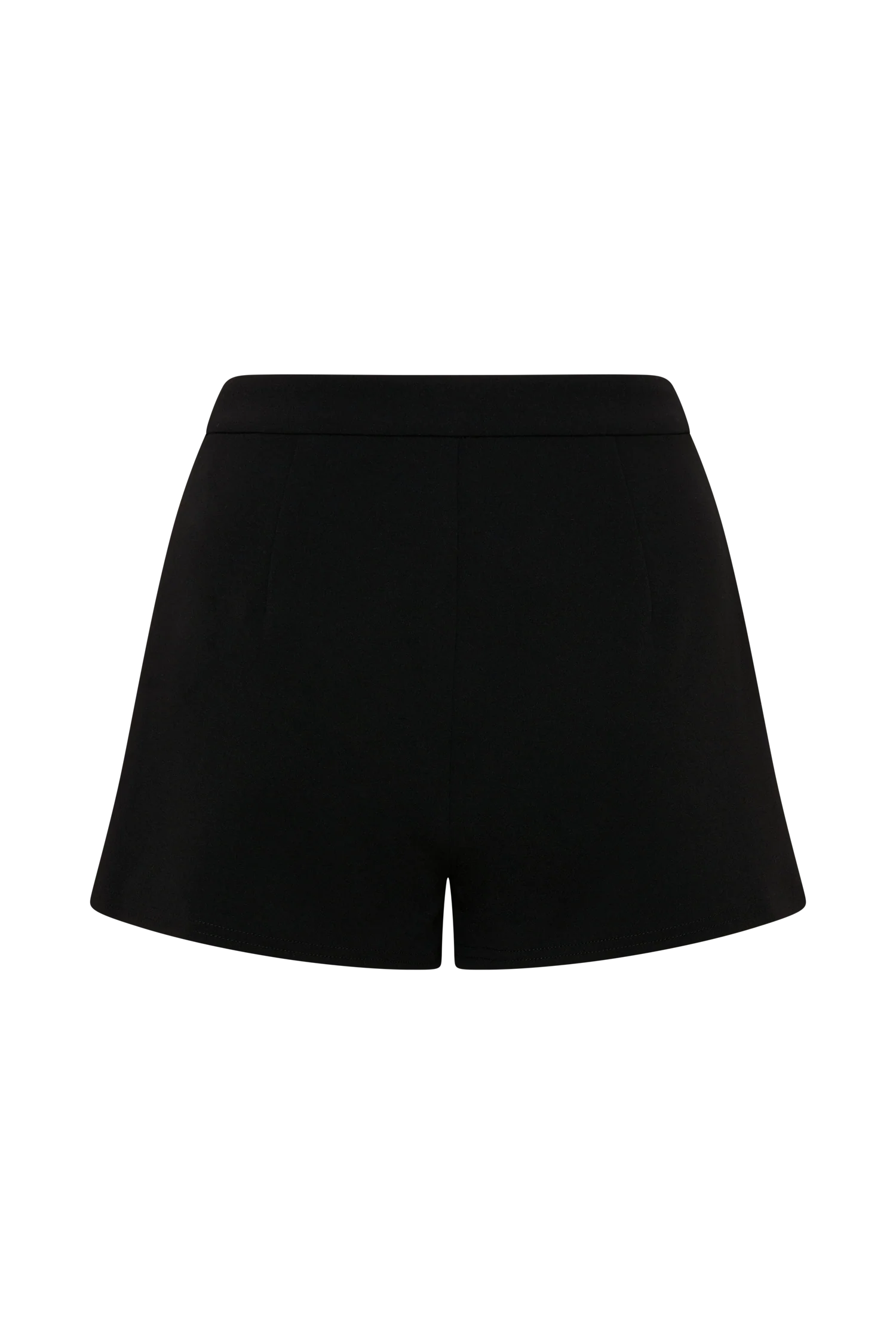 Blanca Stretch Crepe Shorts - Black - Image 8