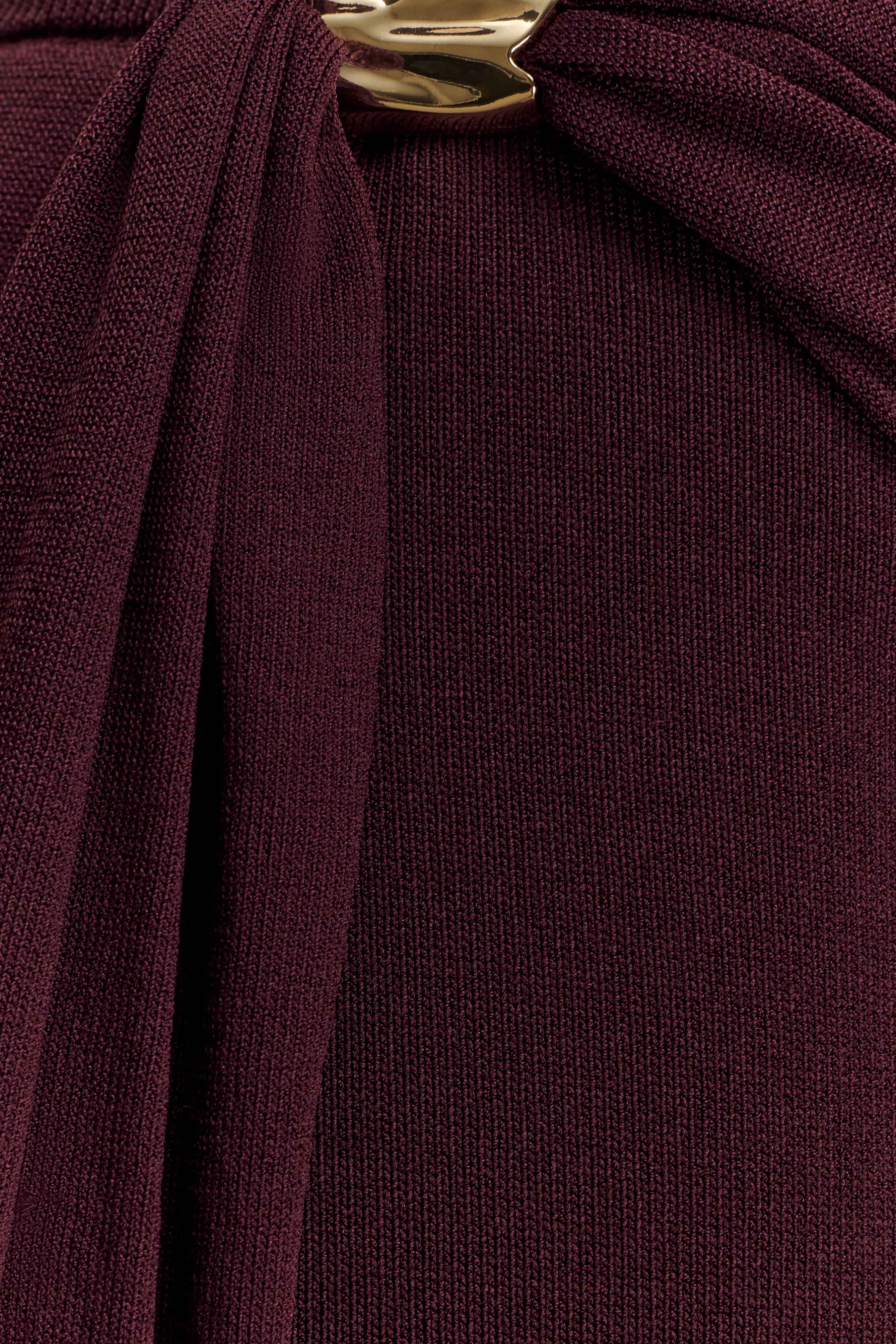 Bowie Low Rise Knit Maxi Skirt - Dark Chocolate - Image 3