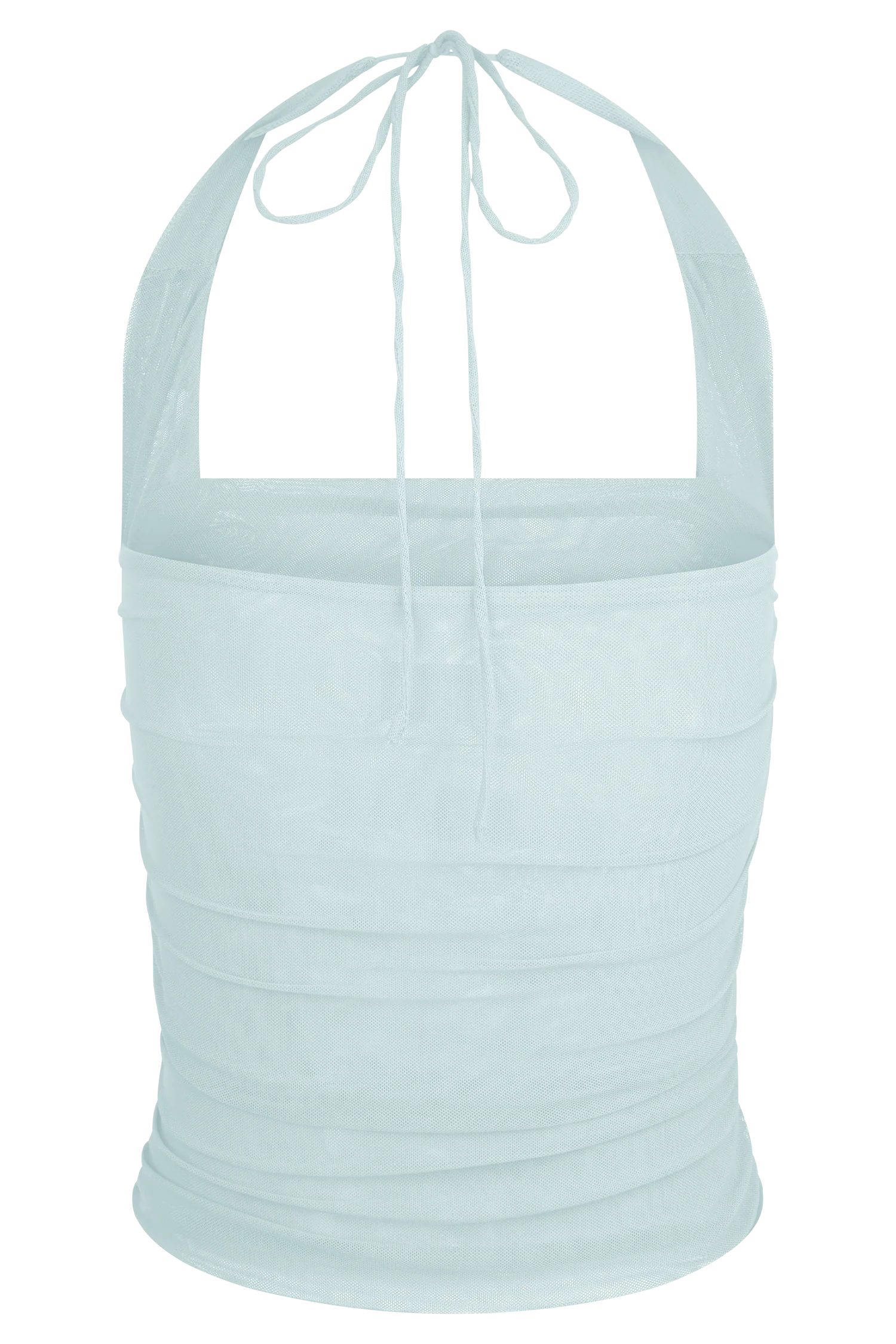 Brooklyn Mesh Crop Top - Pale Blue - Image 9