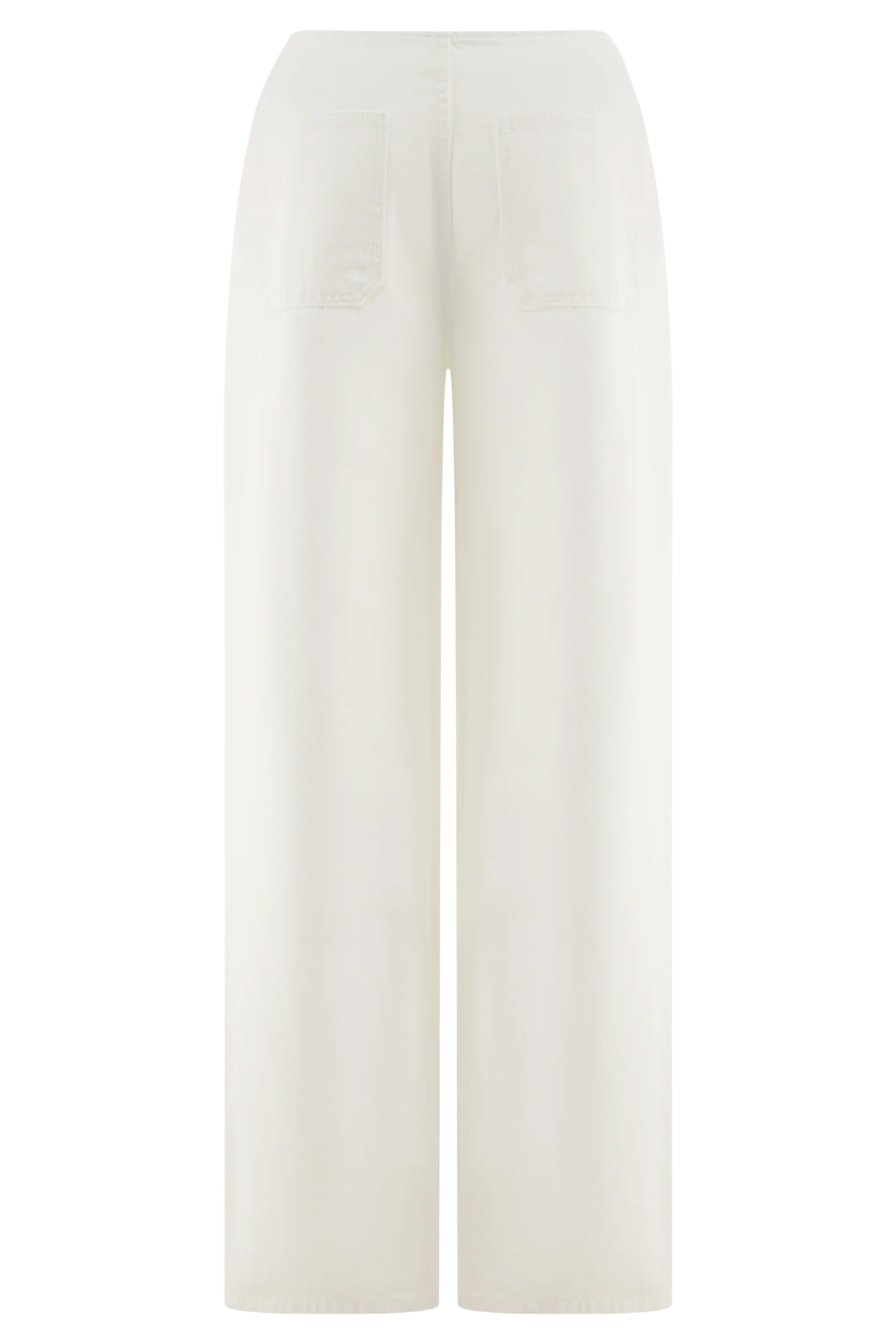 Caitlin Mid Rise Denim Jeans - White - Image 13