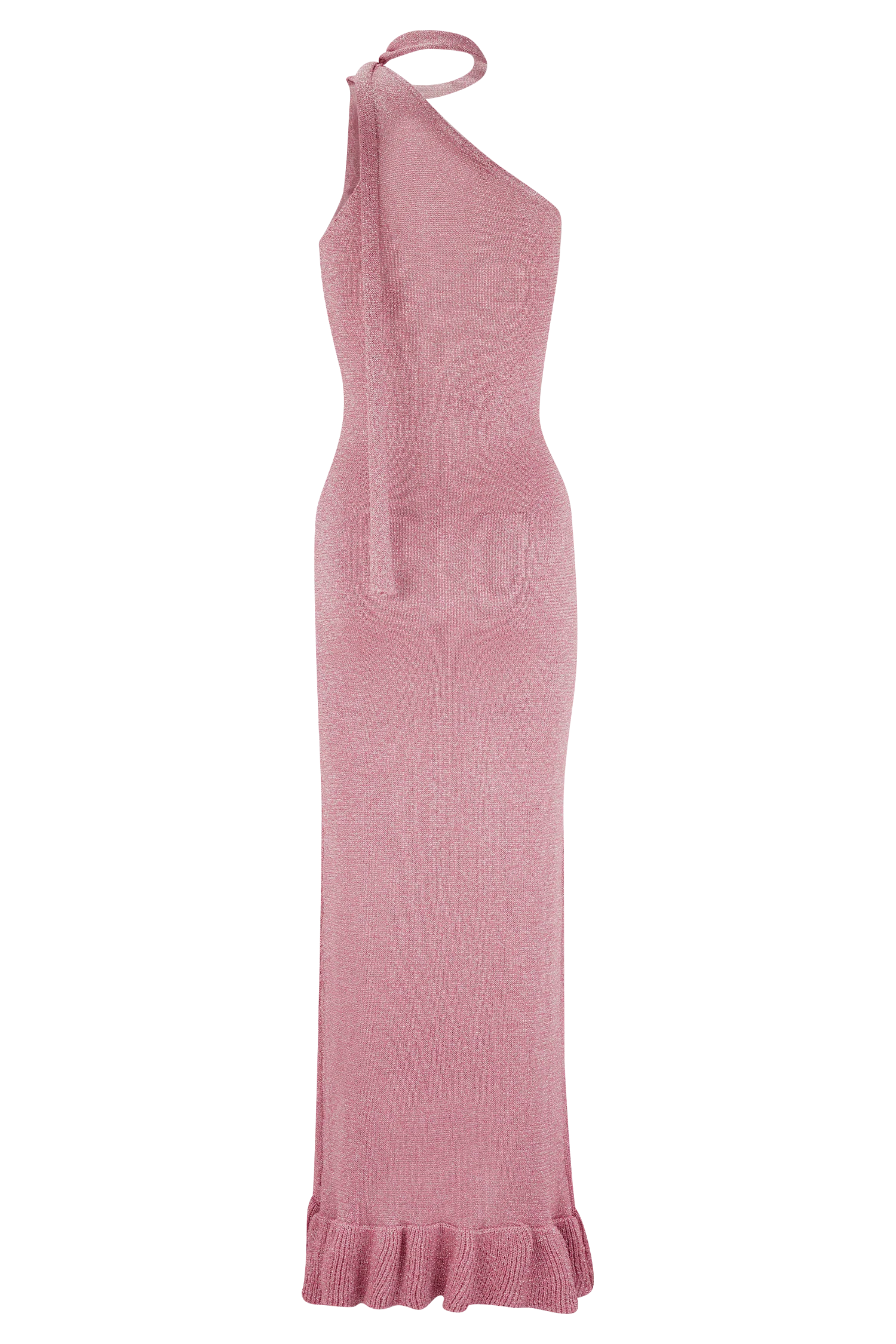 Celestino Floral Metallic Knit Maxi Dress - Pink - Image 7