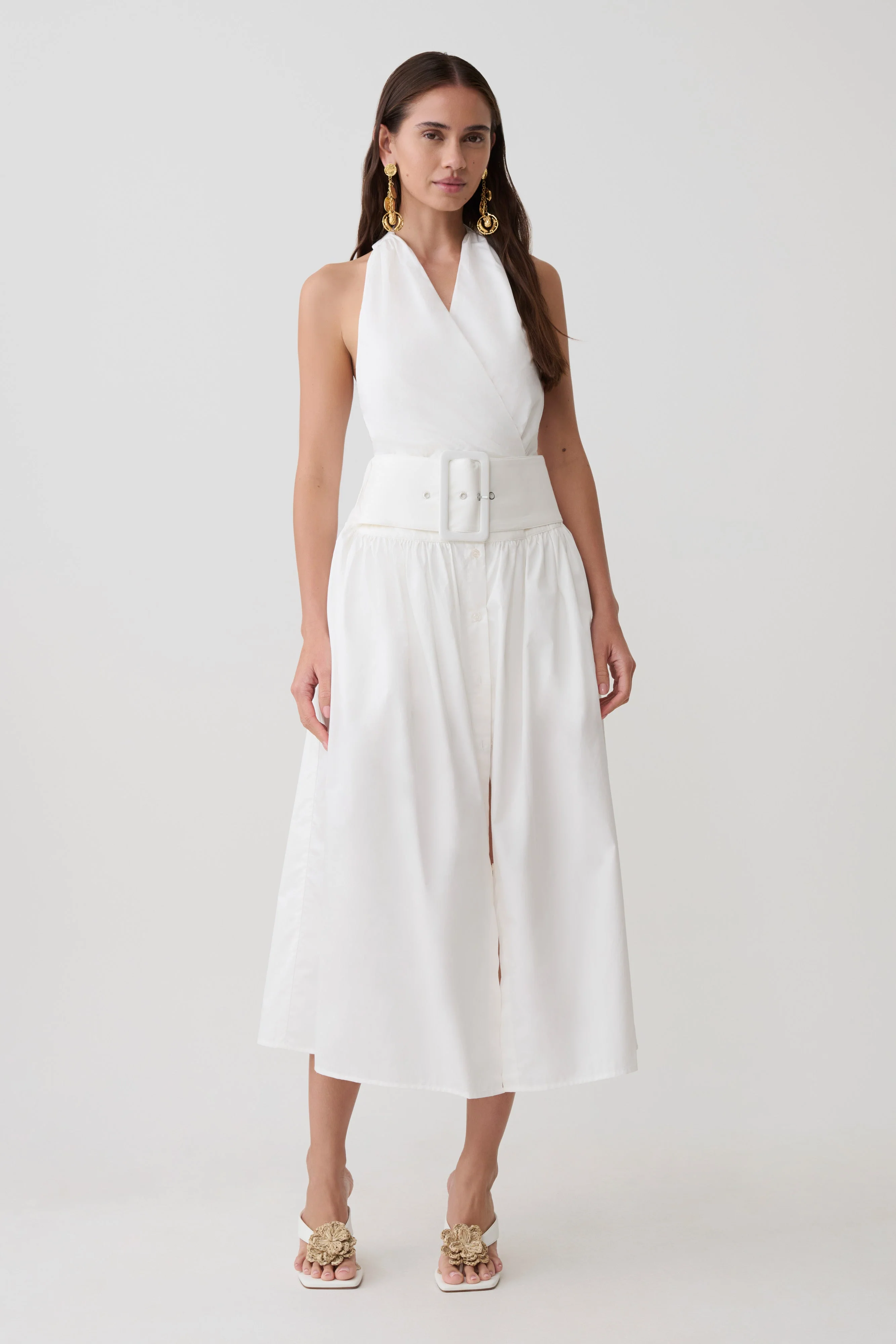 Emery Multi-Wear Cotton Playsuit - White