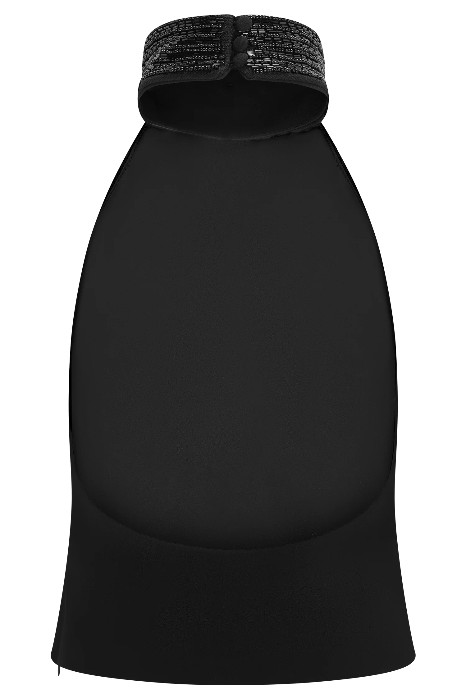 Emilia Beaded Neck Halter Top - Black - Image 11