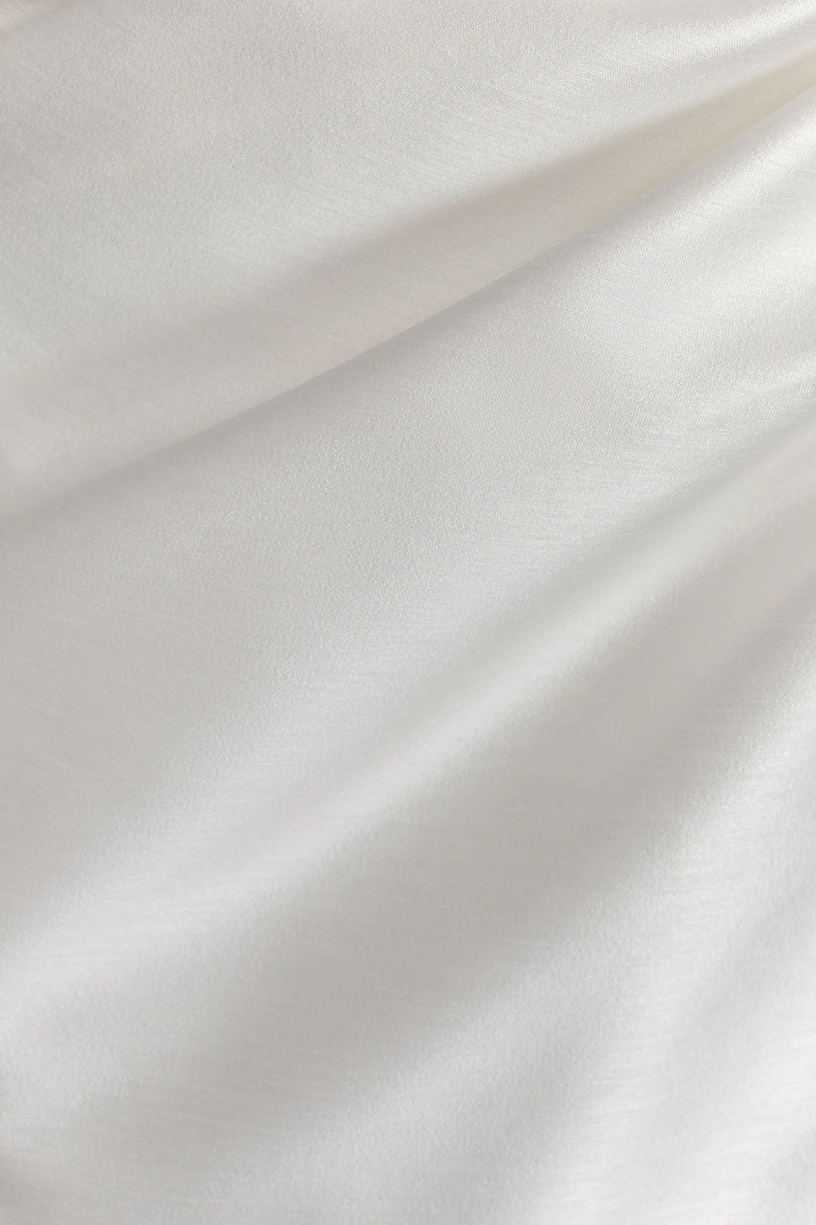 Francine One Shoulder Maxi Dress - Ivory - Image 7