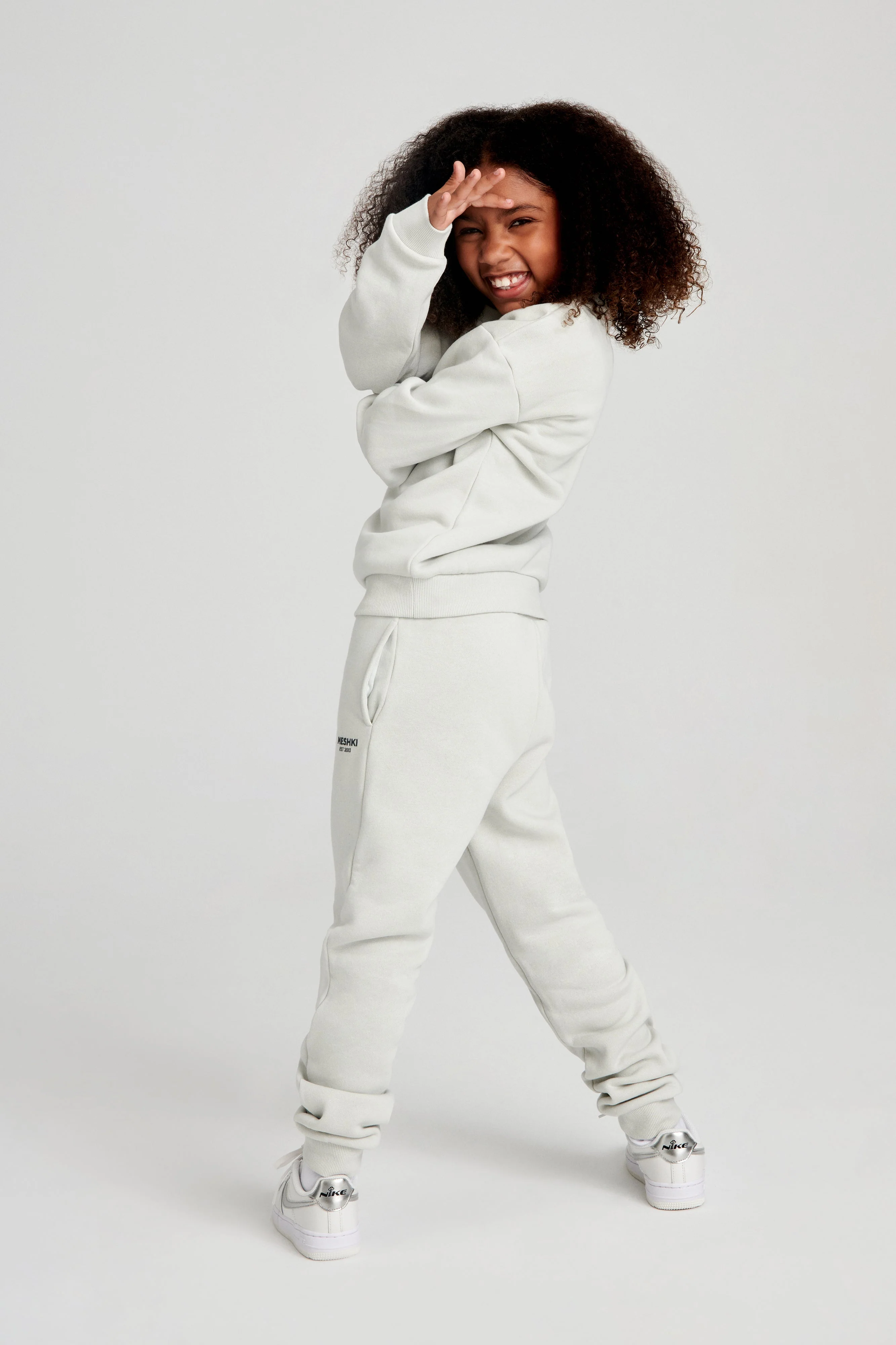 Frankie Kids Unisex Jogger - Smoke Grey - Image 3
