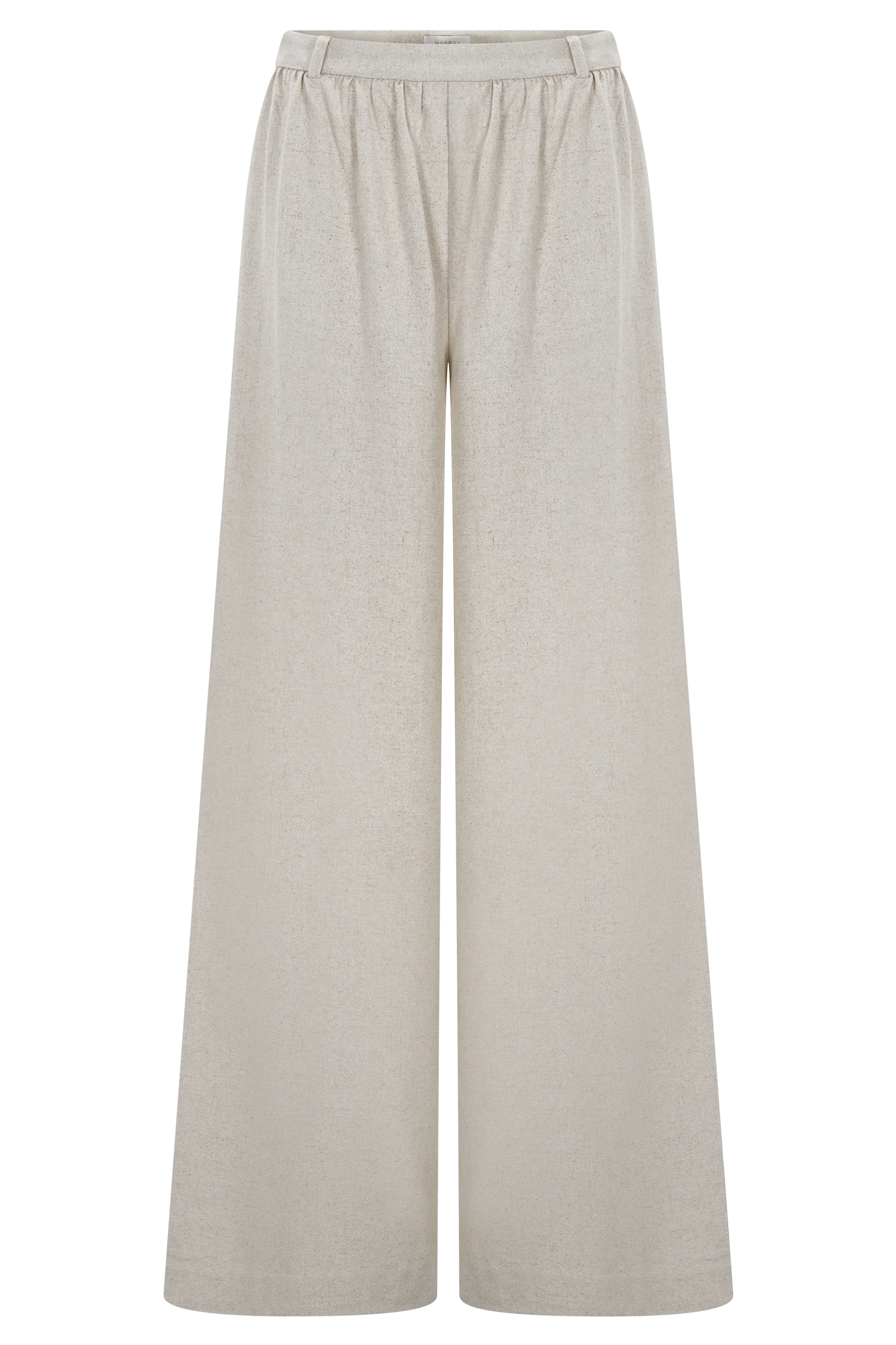Gabby Straight Leg Linen Pants - Natural - Image 11