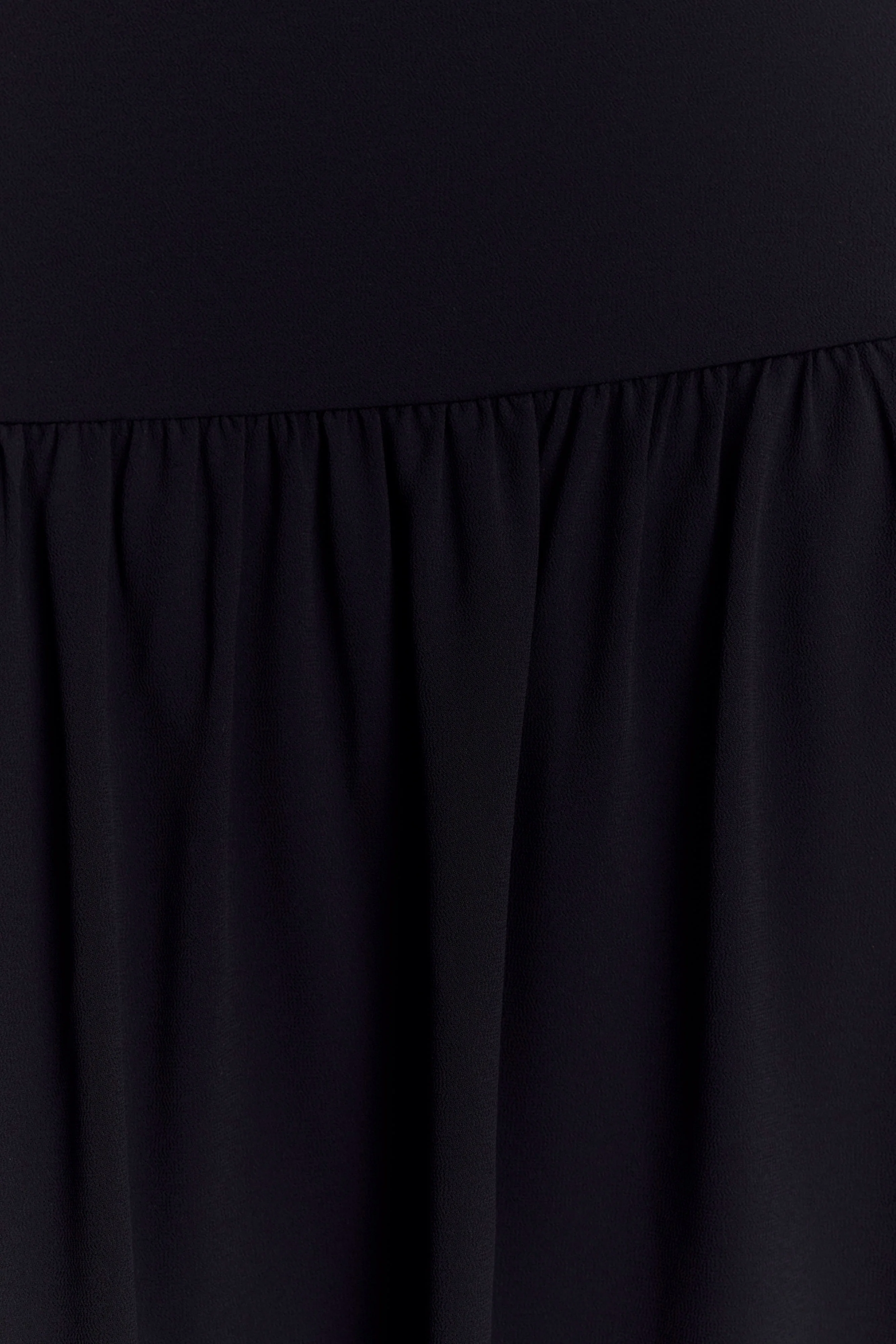 Georgina Chiffon Midi Dress - Black - Image 9