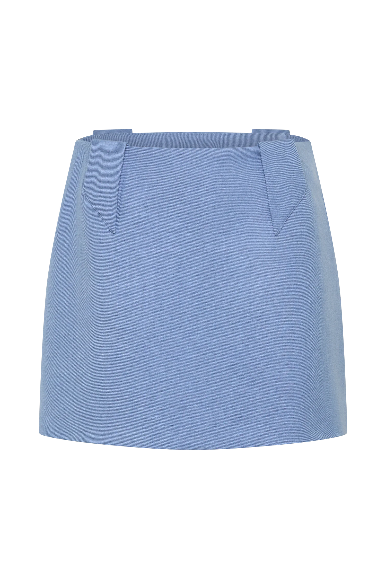 Gina Suiting Mini Skirt - Ocean Blue - Image 9