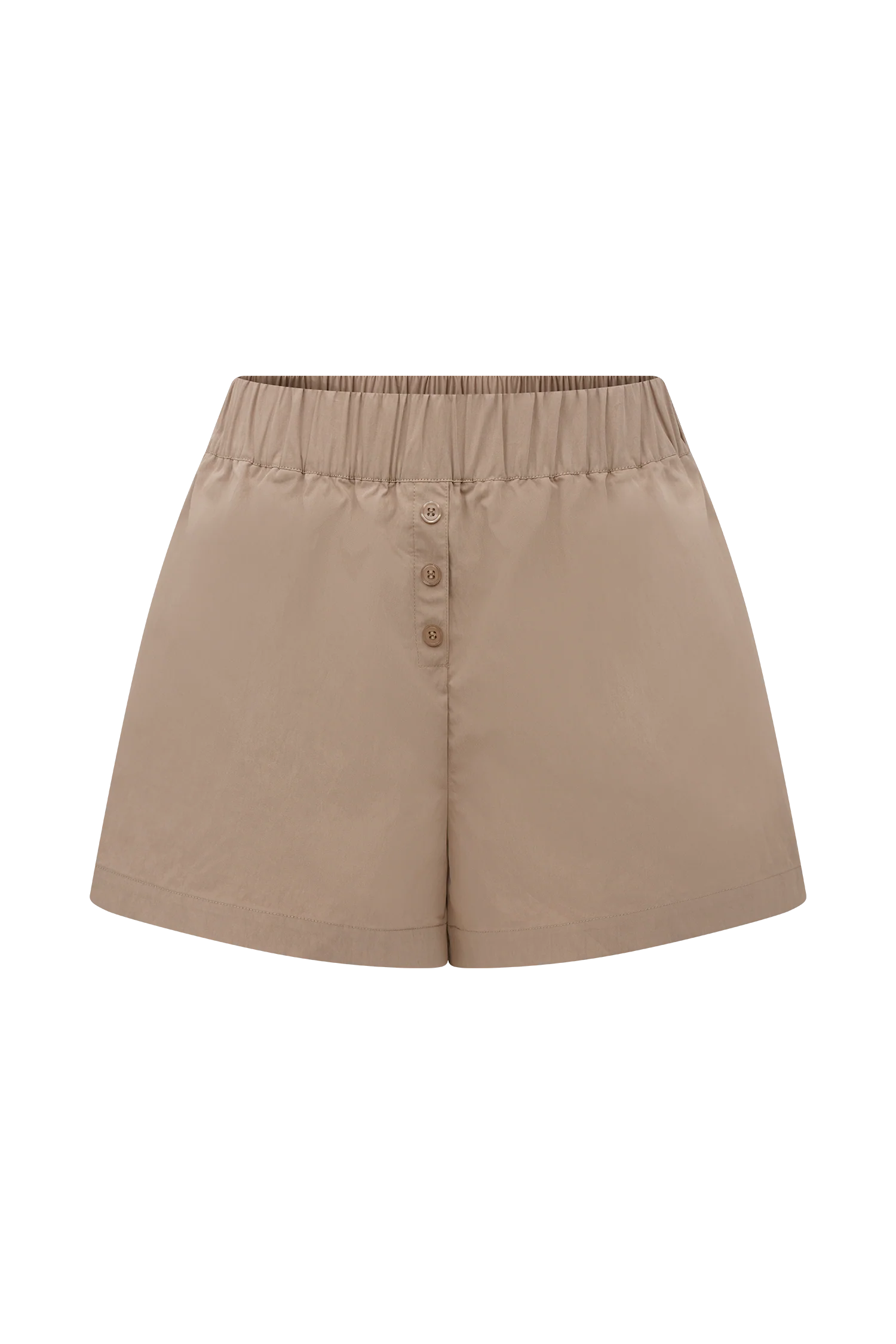Johanna Cotton Relaxed Shorts - Sand - Image 11