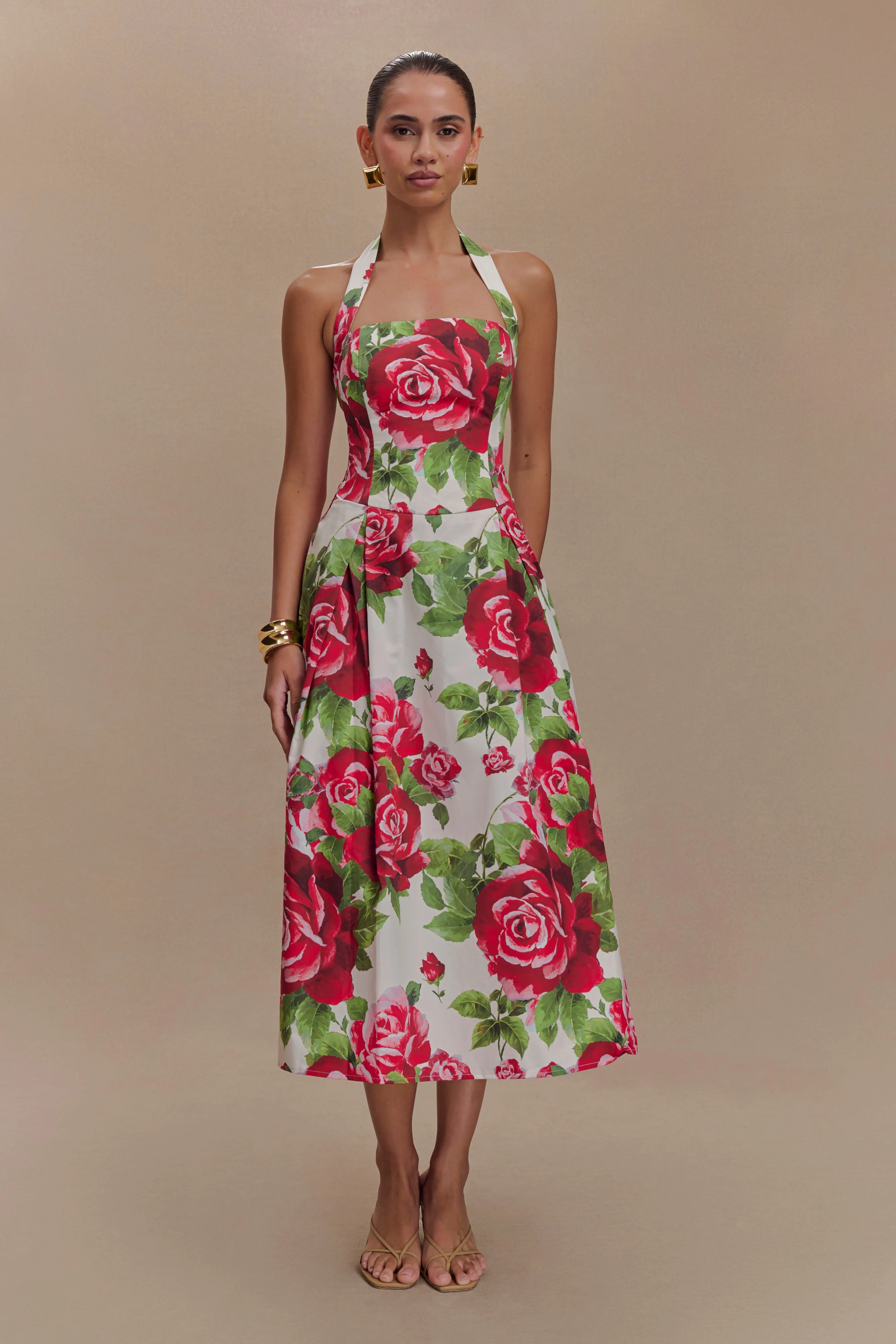 Juana Halter Midi Dress - Sonia Rose Print - Image 5