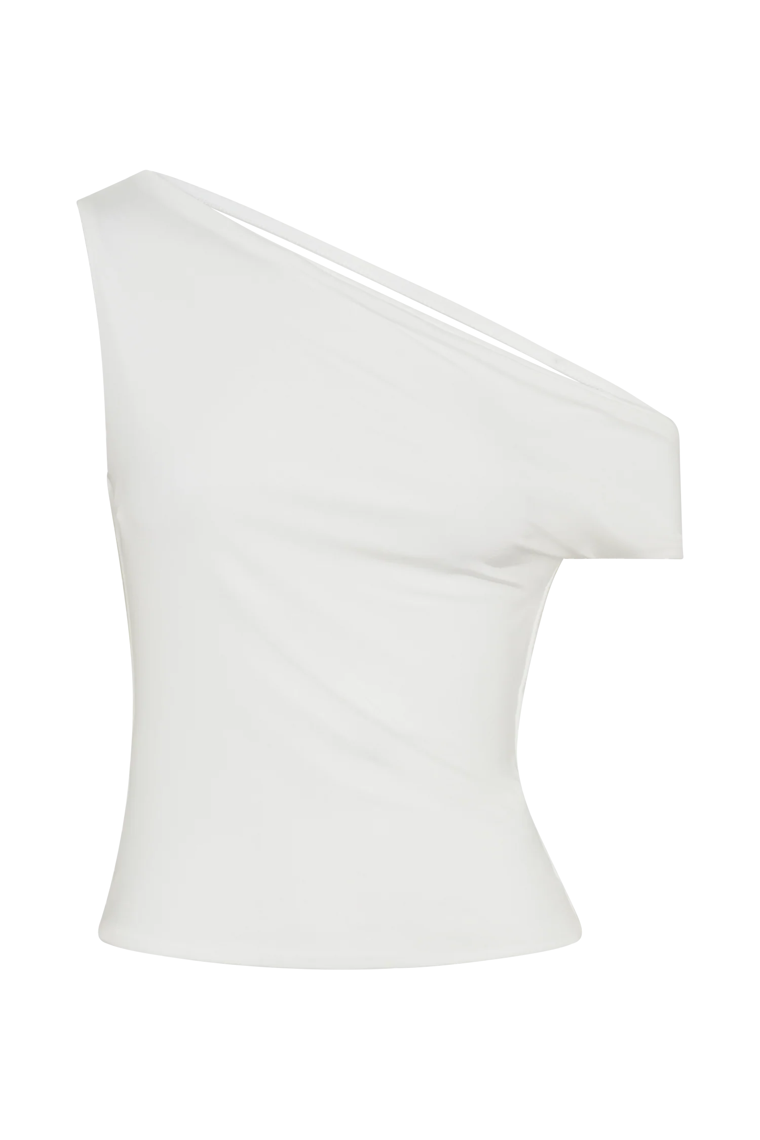 Kacey Slinky Off Shoulder Top - White - Image 9