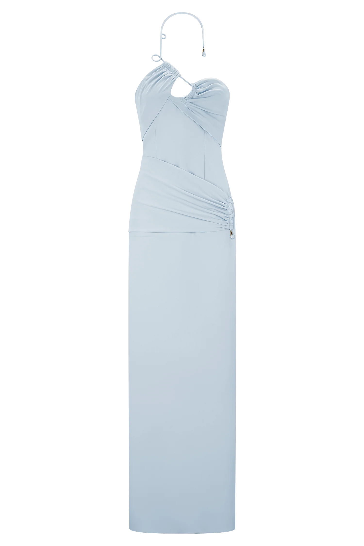 Lalia Teardrop Maxi Dress - Powder Blue - Image 12