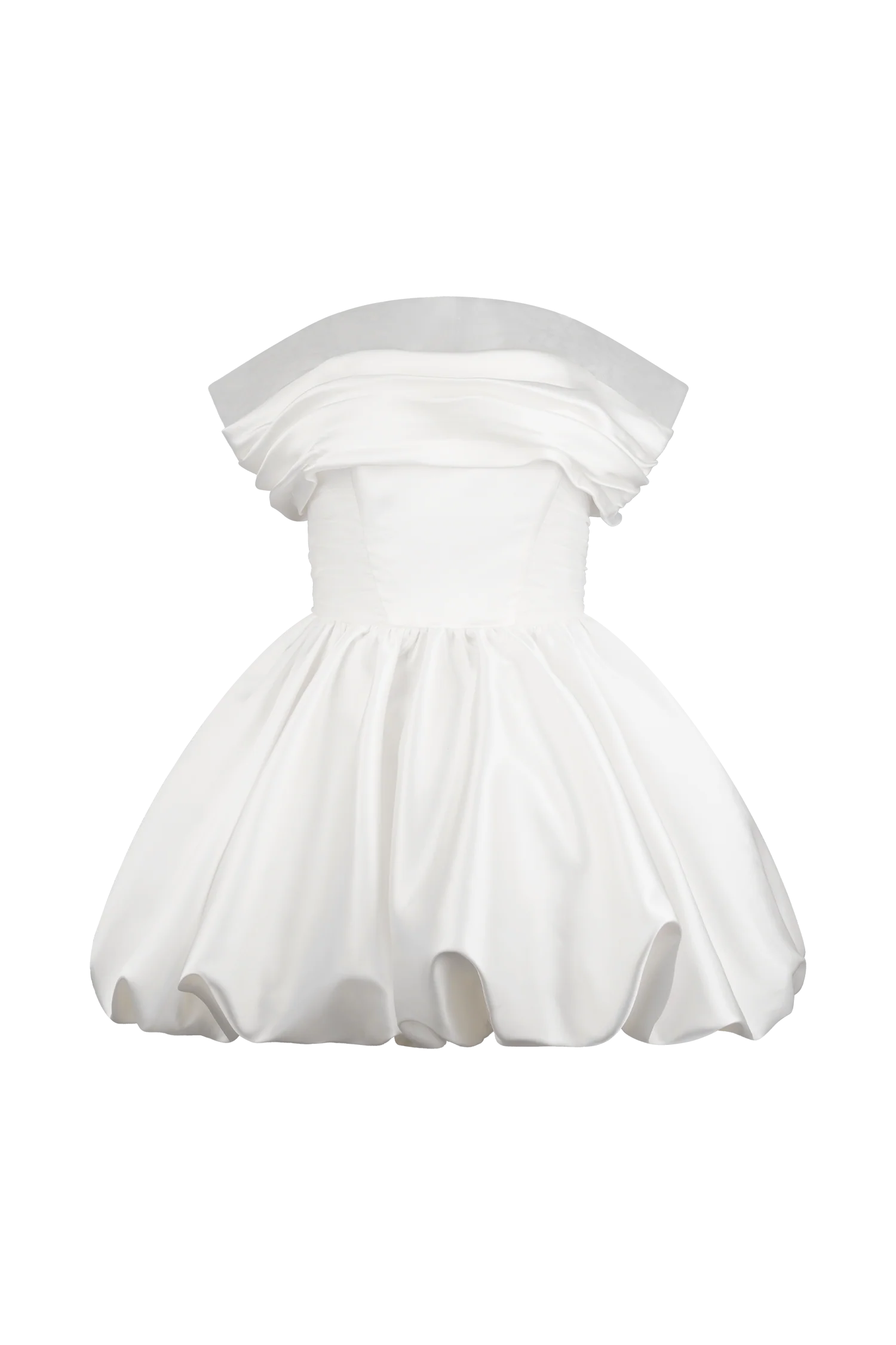 Lauretta Off Shoulder Mini Dress - White - Image 13