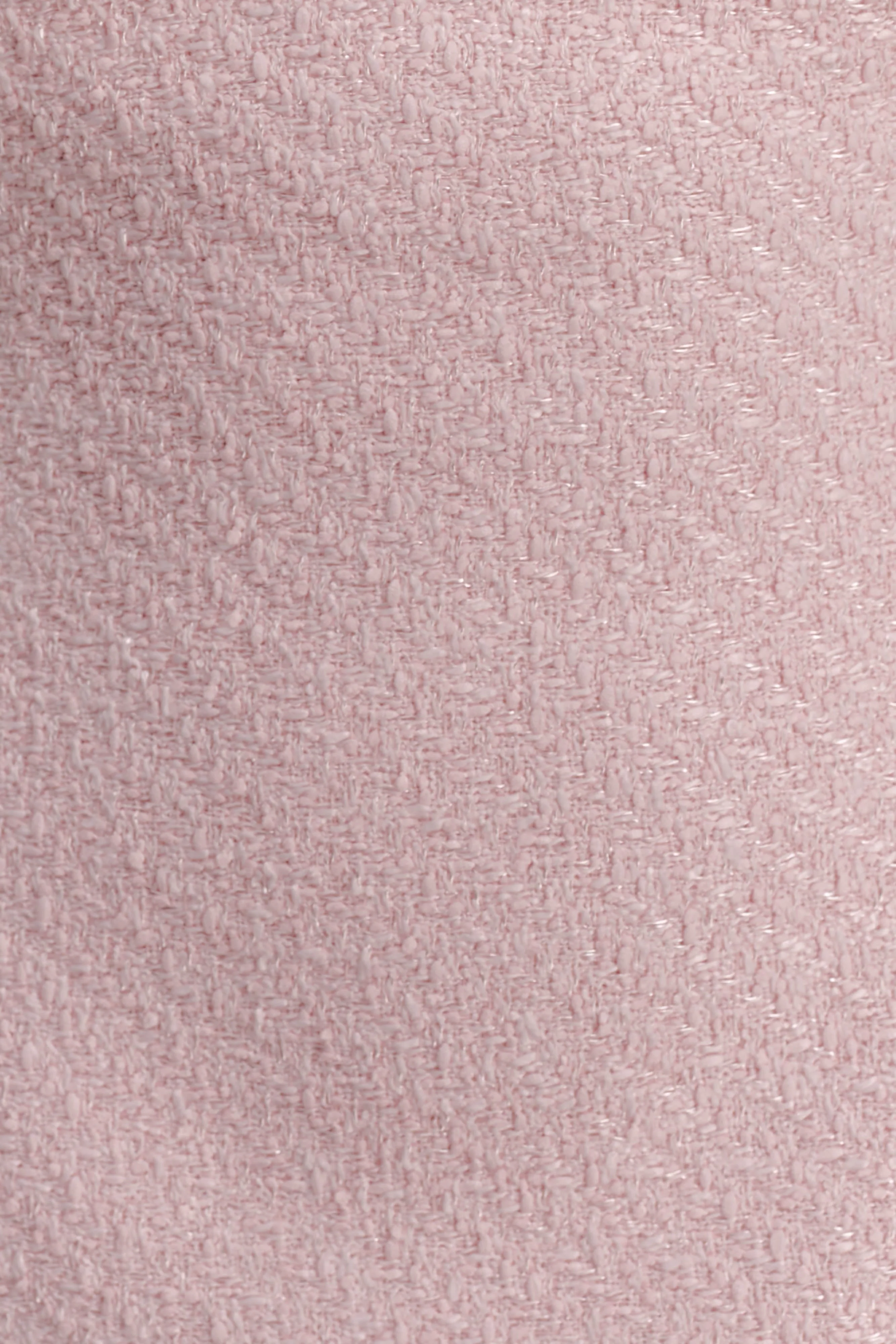 Lea Tweed Sleeveless Mini Dress - Baby Pink - Image 9