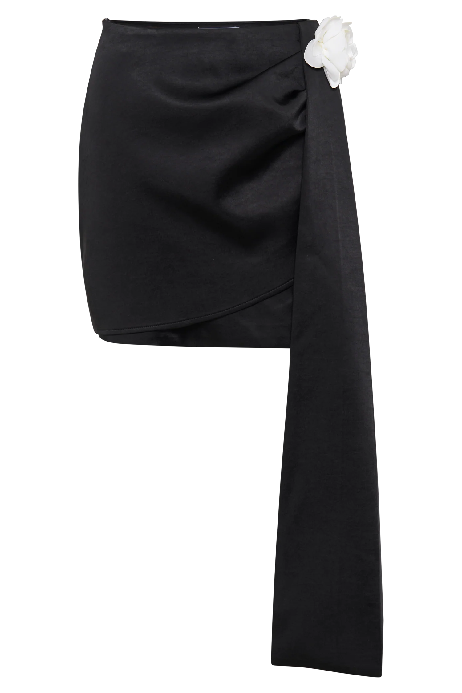 Margot Rose Mini Skirt - Black - Image 9
