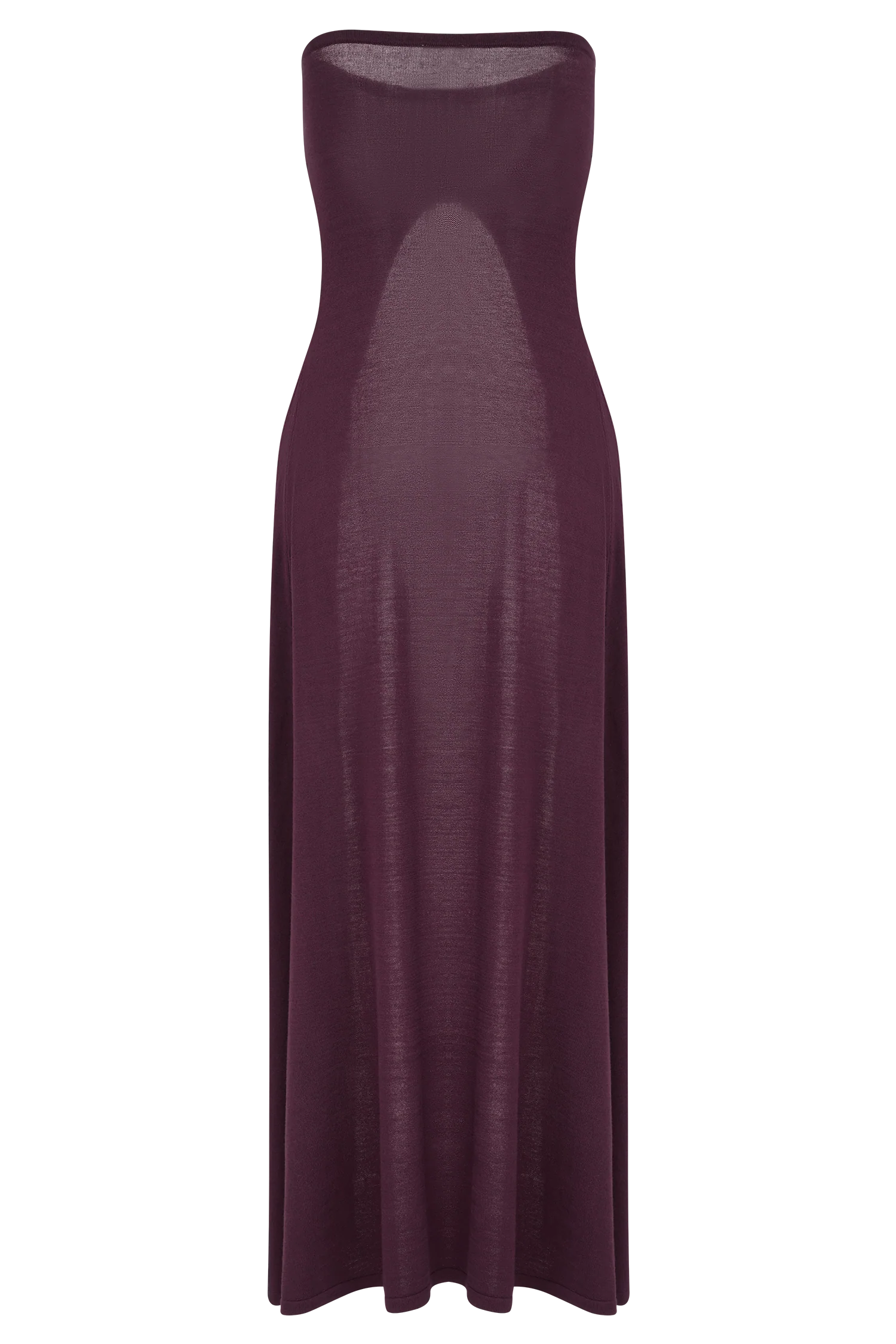 Marimae Long Knit Top - Plum - Image 6