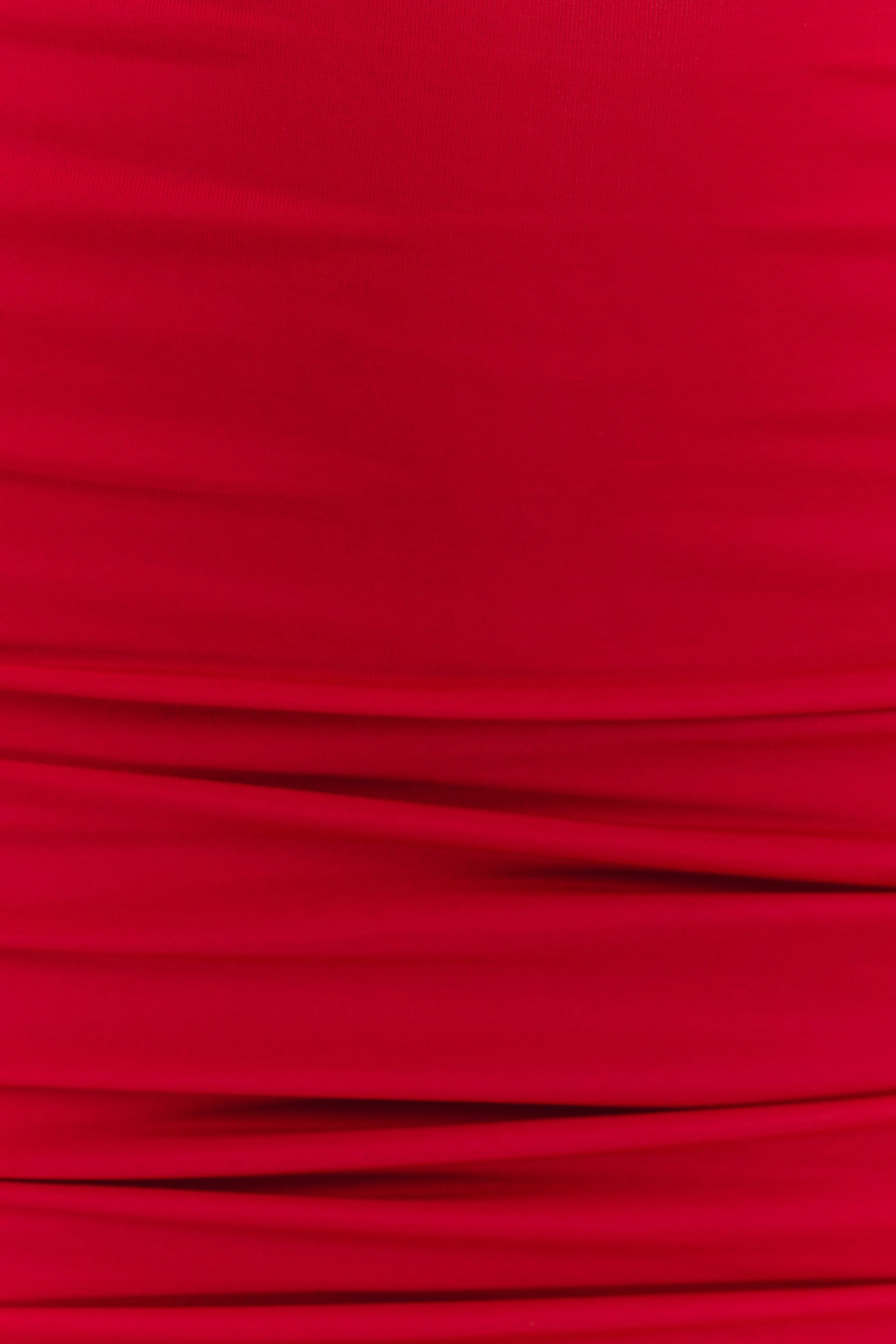 Mariposa Slinky Halter Mini Dress - Red - Image 8