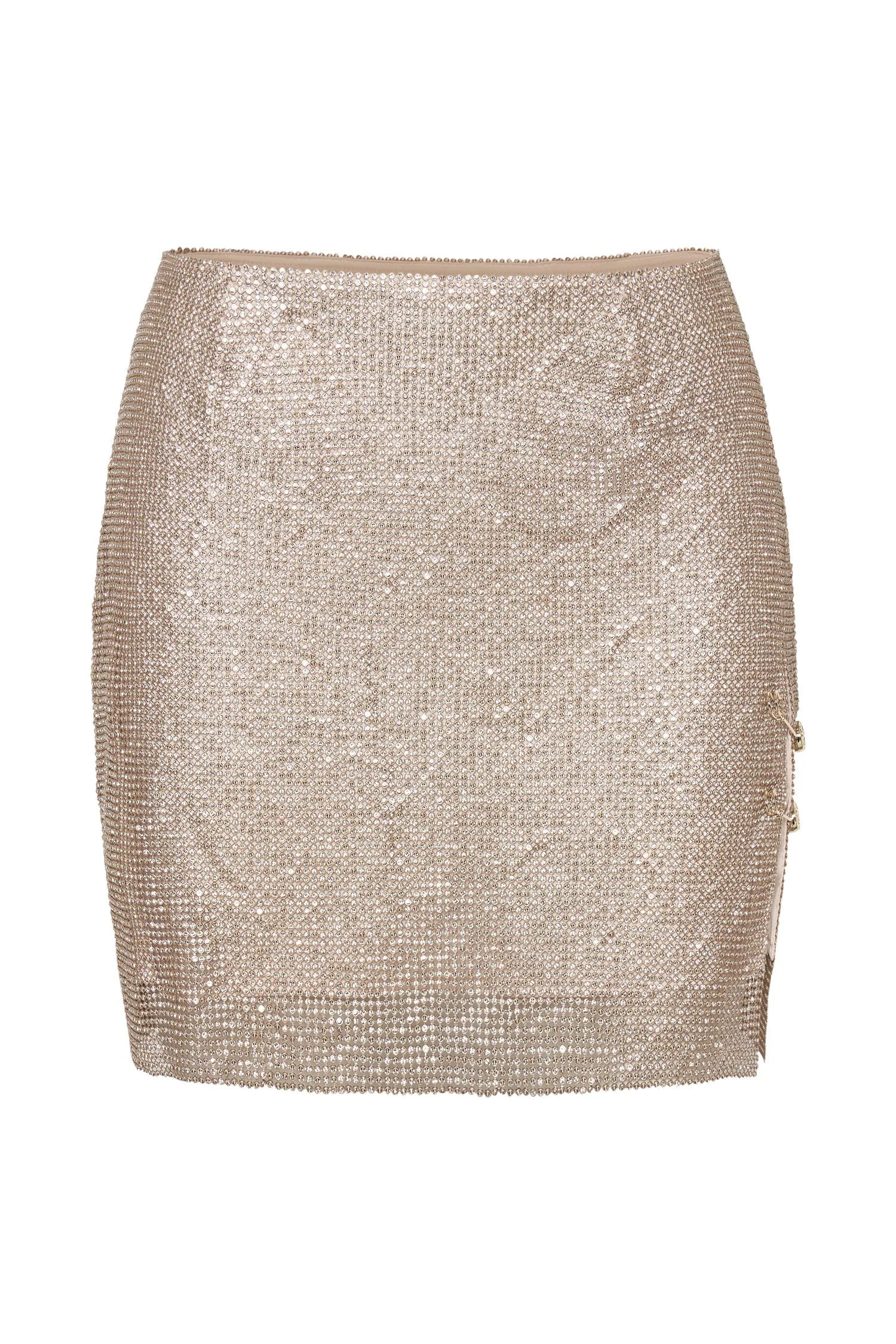 Marlena Glomesh Mini Skirt - Gold - Image 8