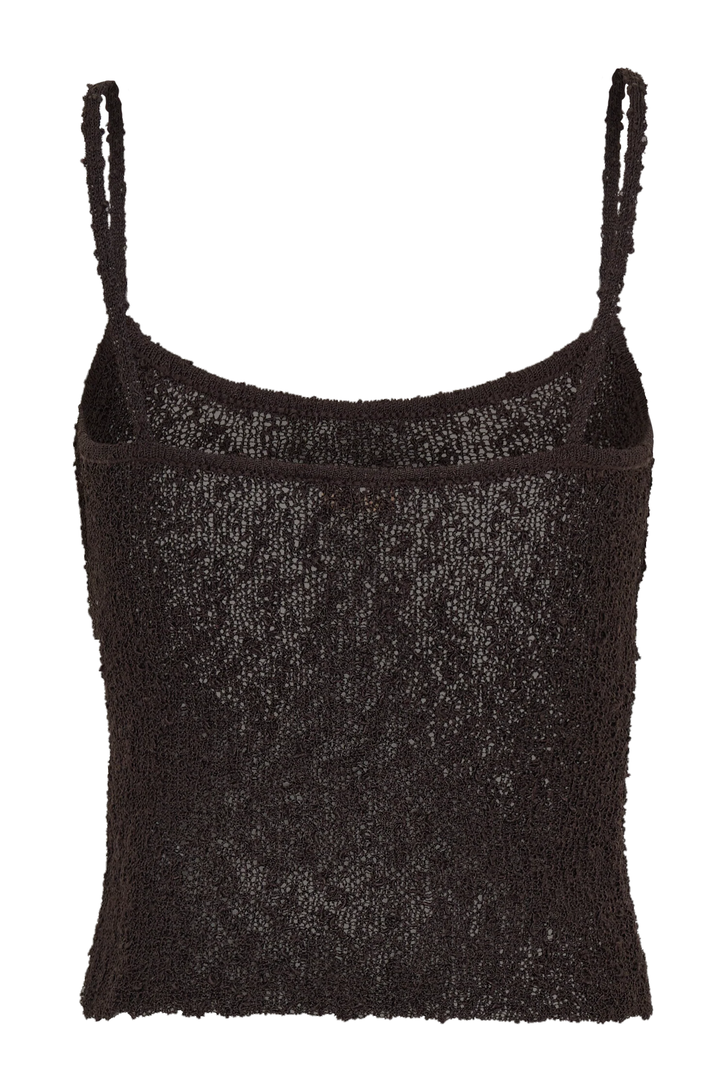 Mattais Boucle Knit Top - Dark Chocolate - Image 10