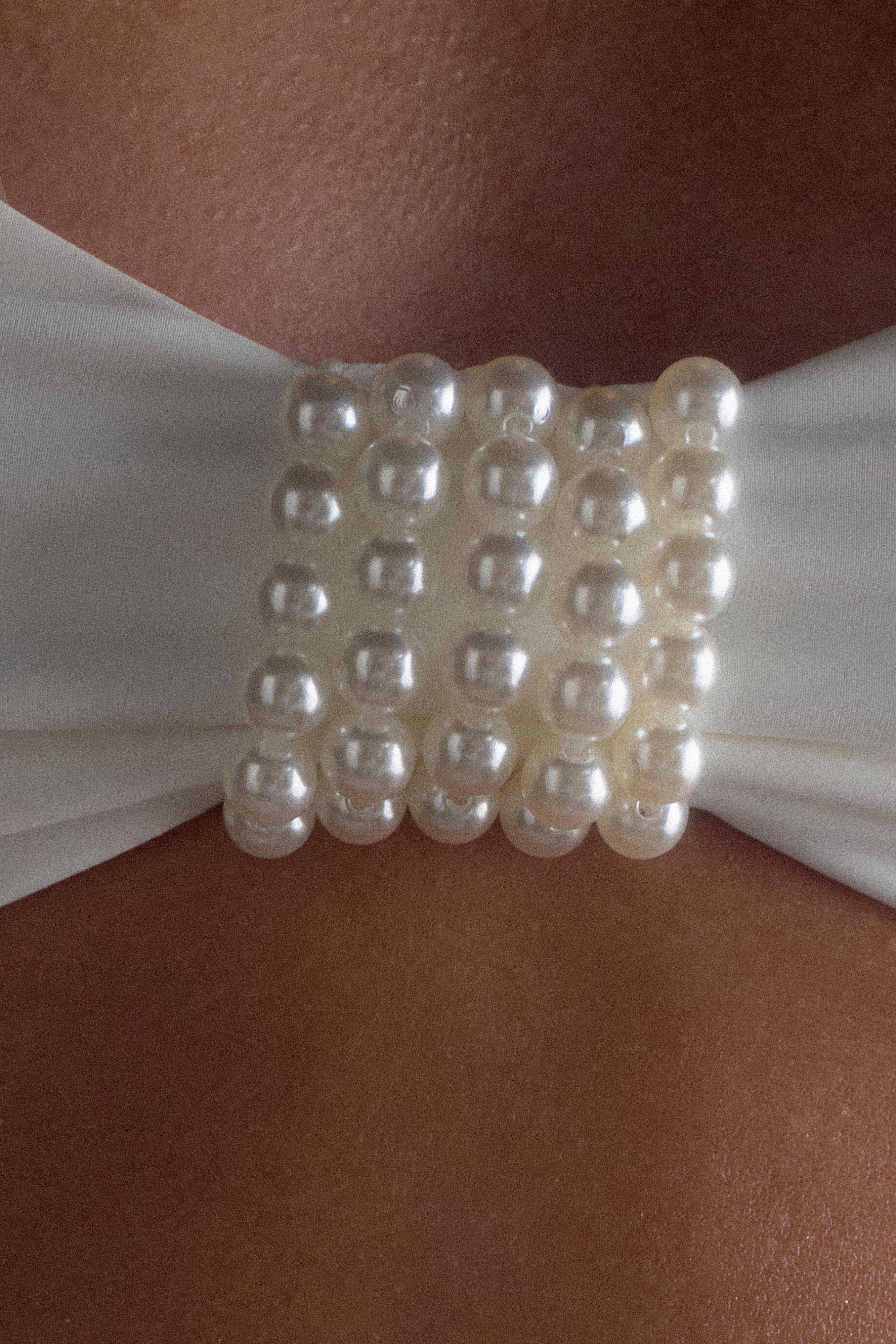 Merida Pearl Bikini Top - White - Image 5
