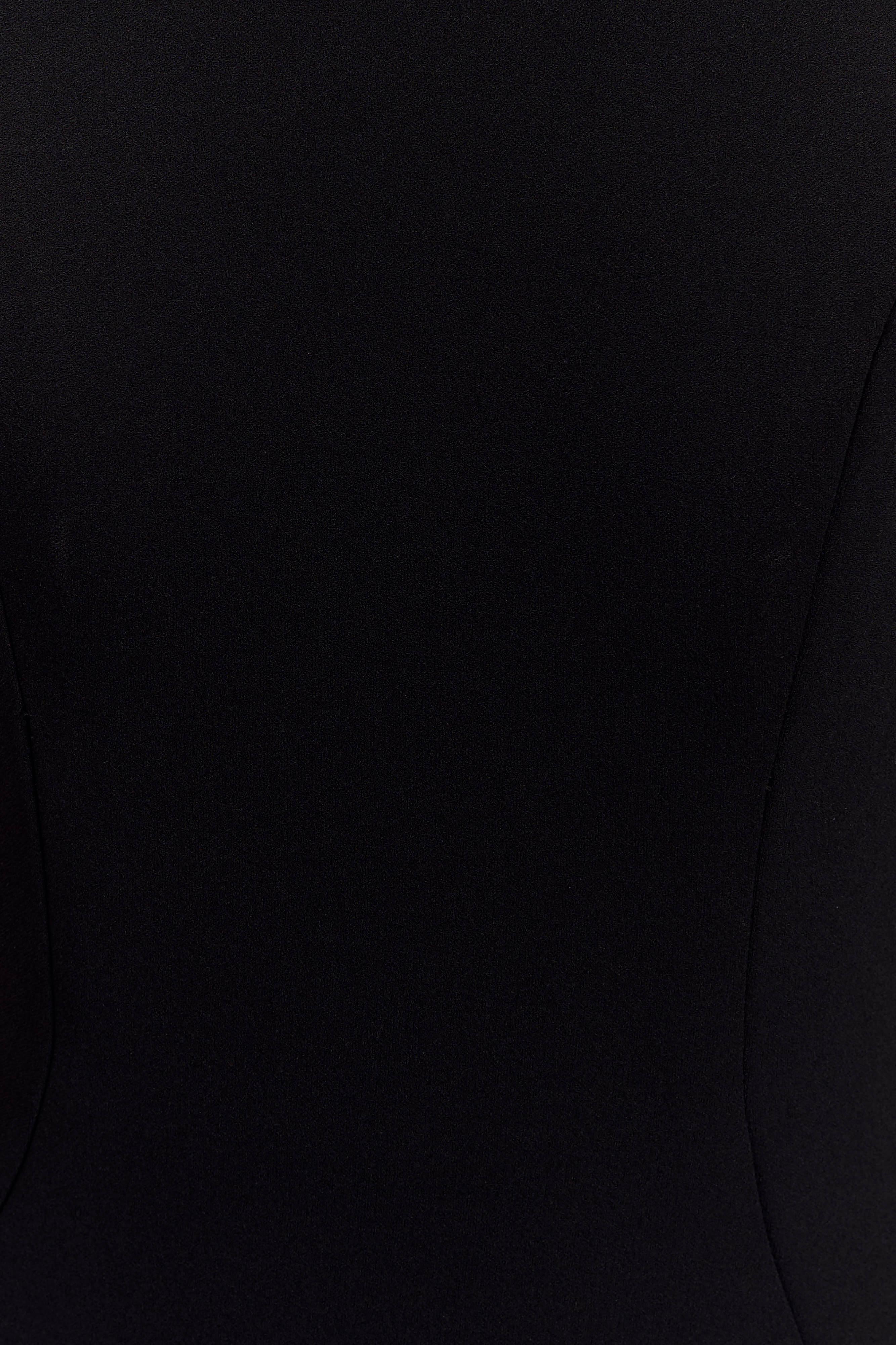 Milena One Shoulder Crepe Maxi Dress - Black - Image 8