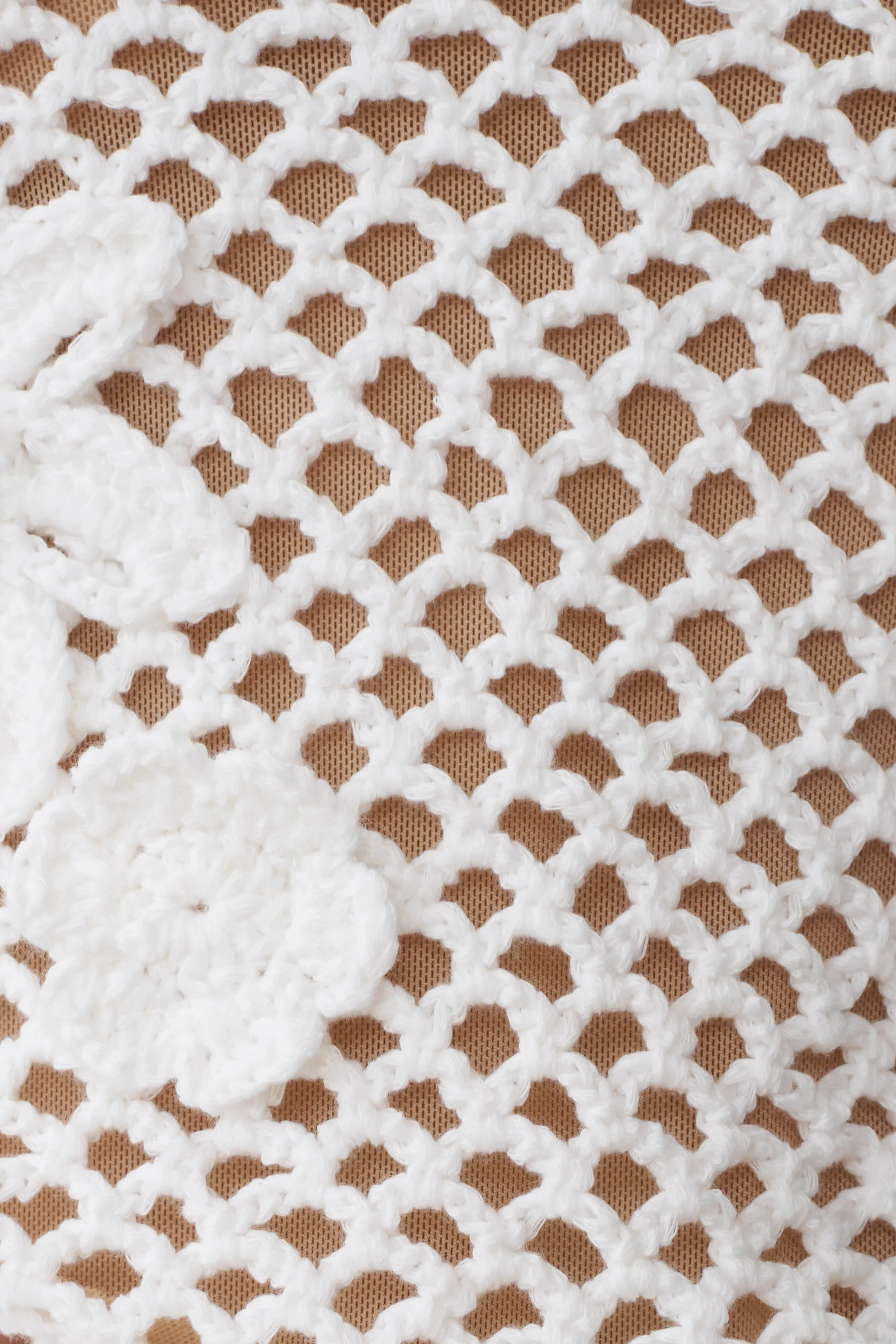 Miley Crochet Halter Top - Ivory - Image 7