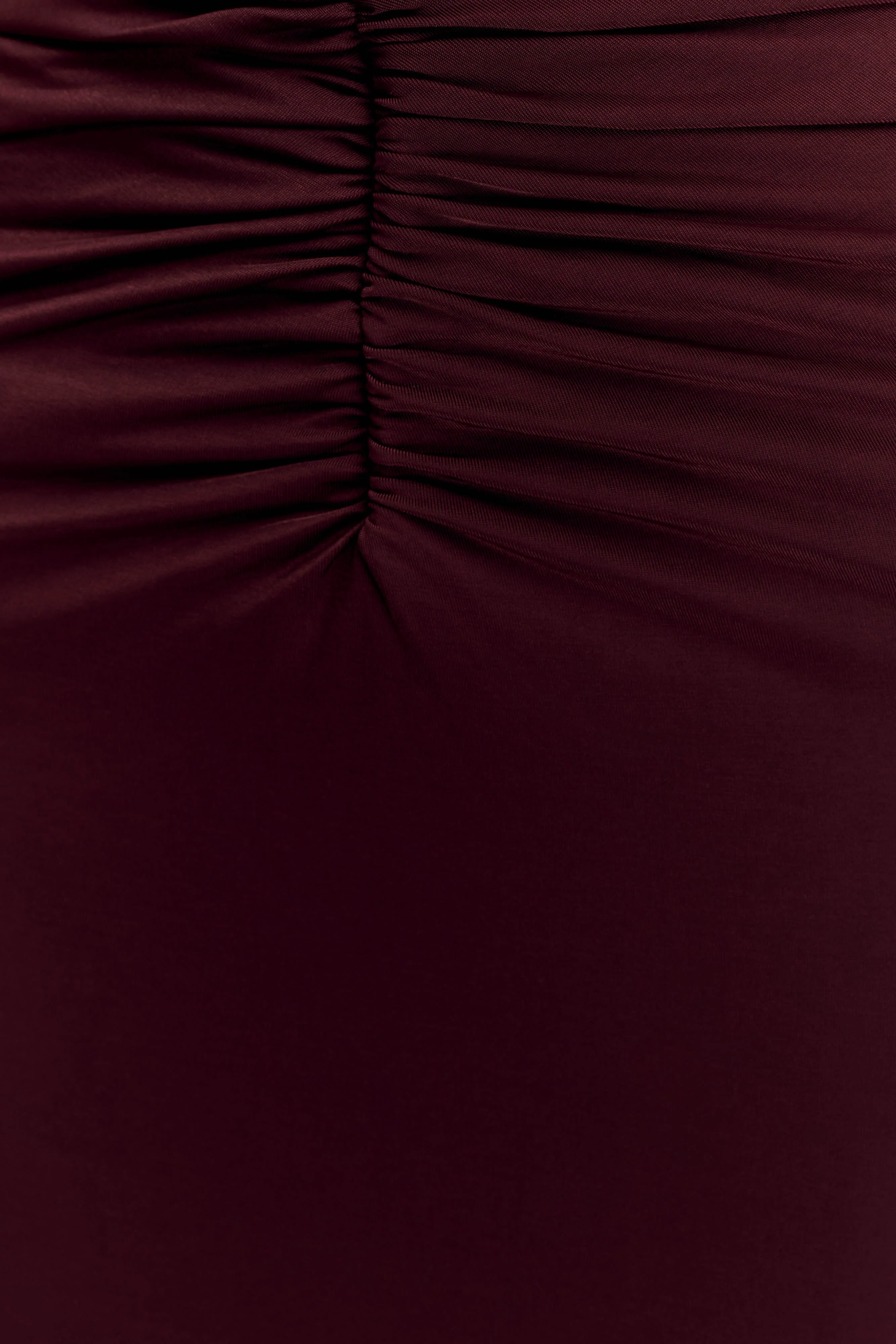 Rafaella Slinky And Mesh Maxi Dress - Mahogany - Image 4