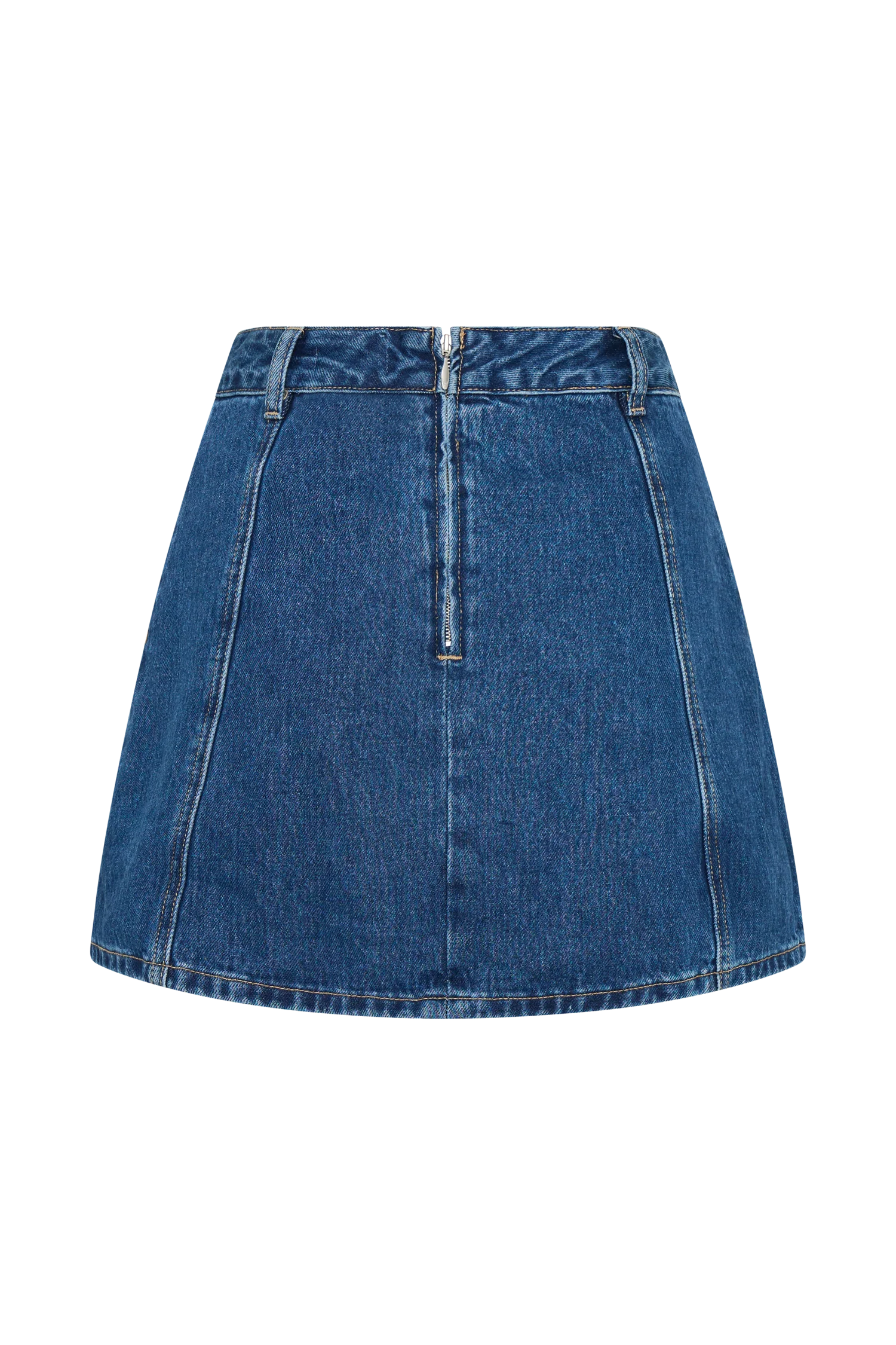 Rosalyn Mini Denim Skort - Dark Blue - Image 7