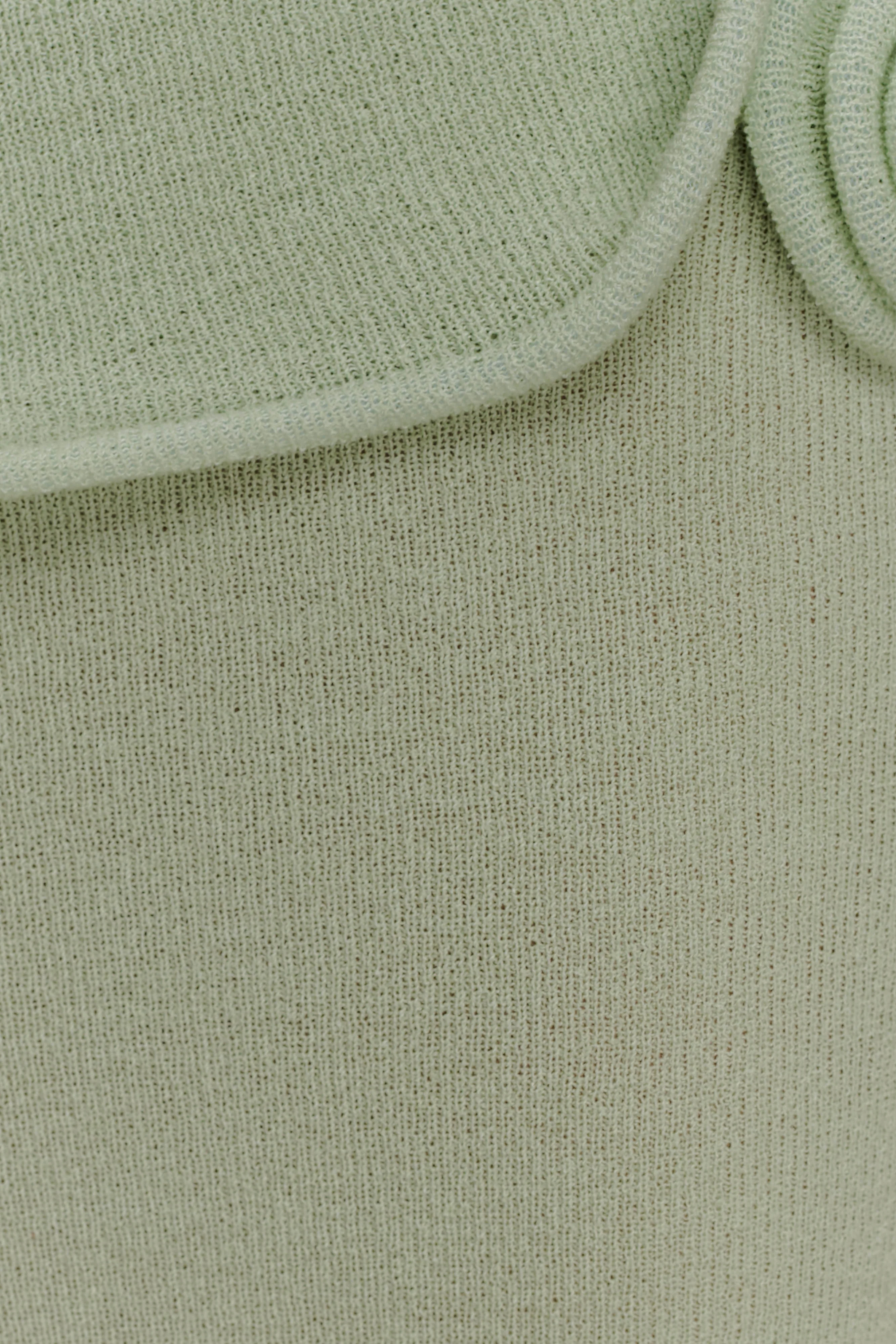 Samira Knit Wired Maxi Skirt - Pastel Green - Image 6