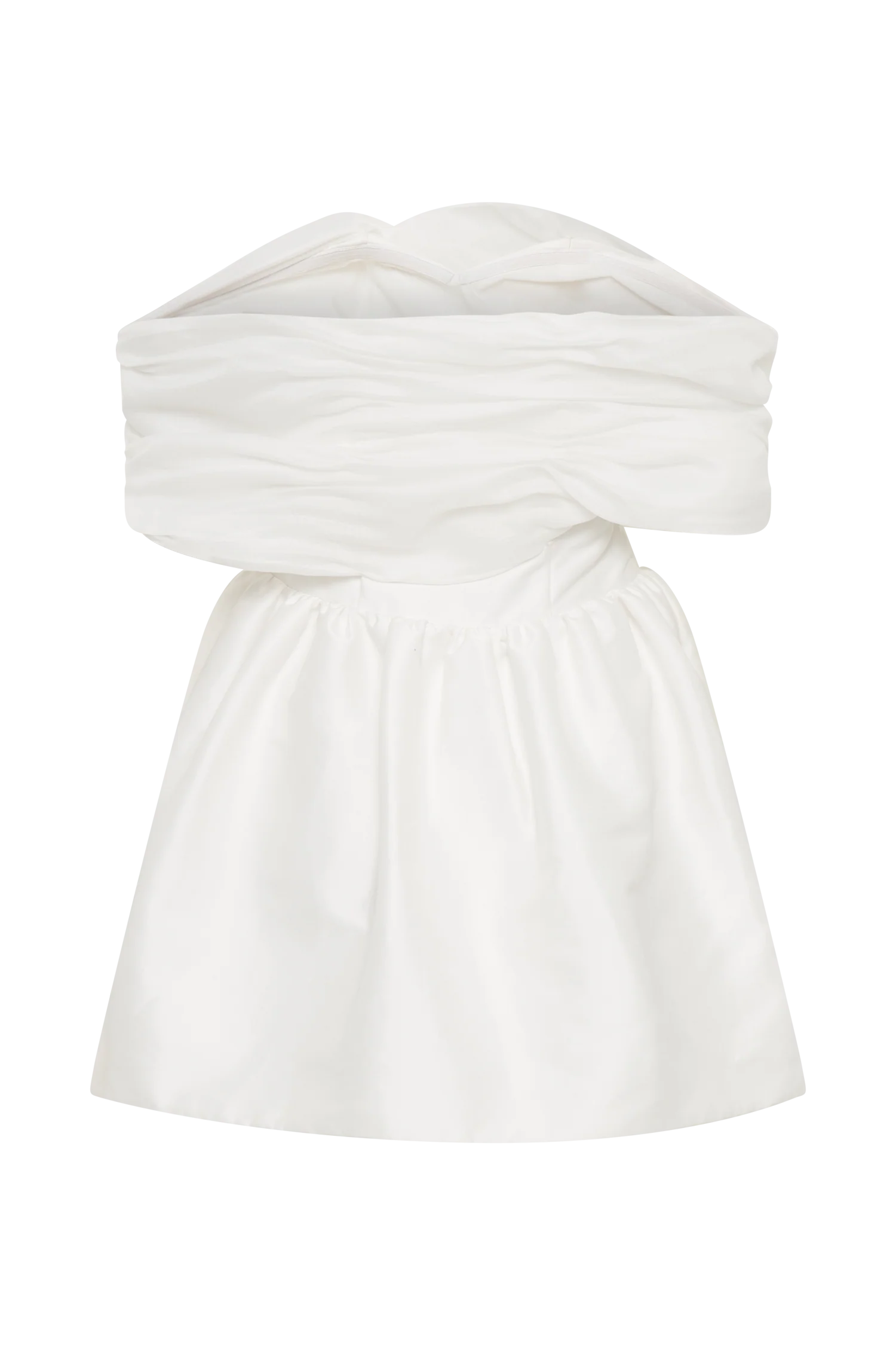 Tessa Structured Mini Dress - White - Image 7