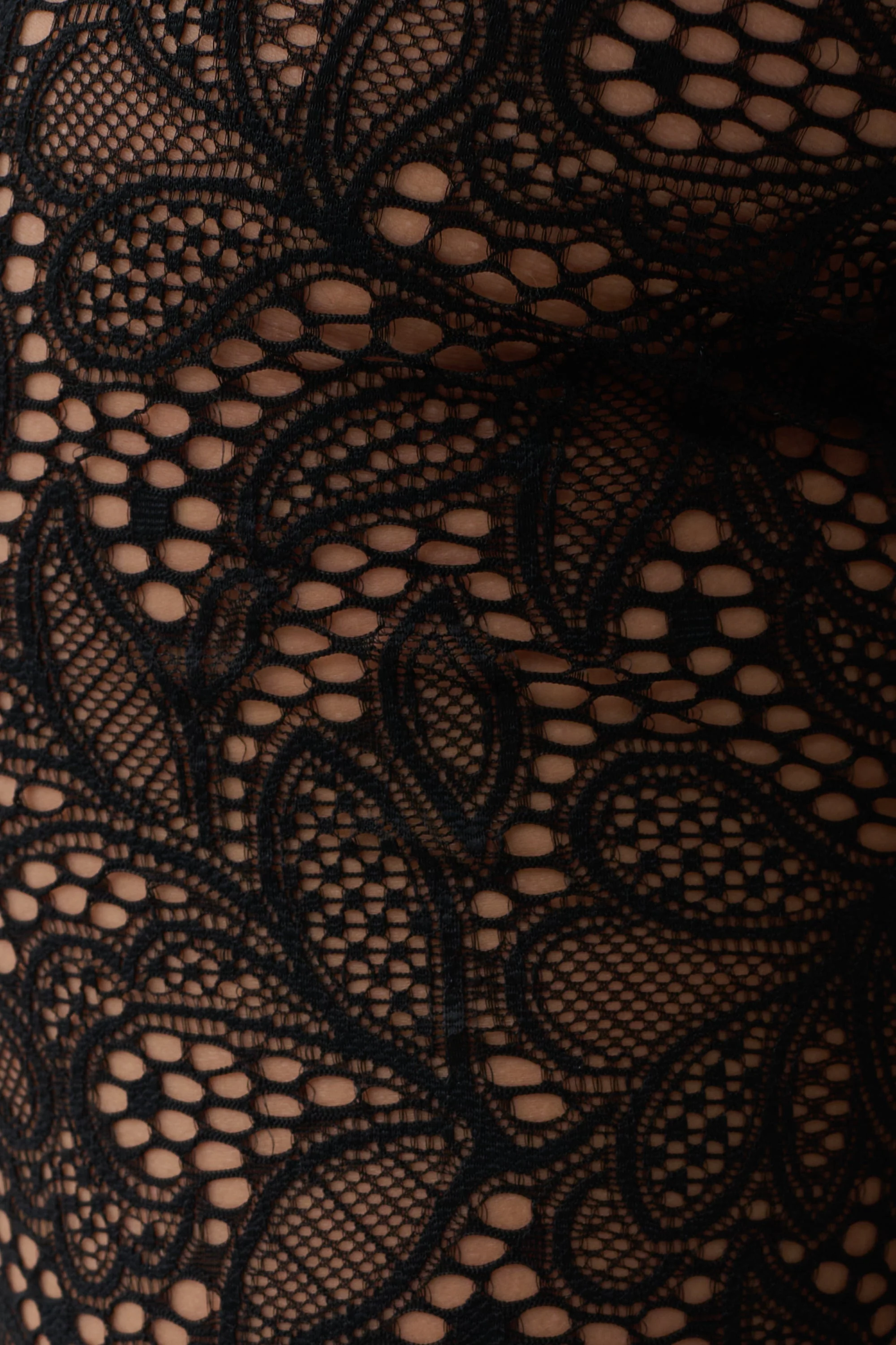 Theodosia Asymmetric Lace Halter Top - Black - Image 11