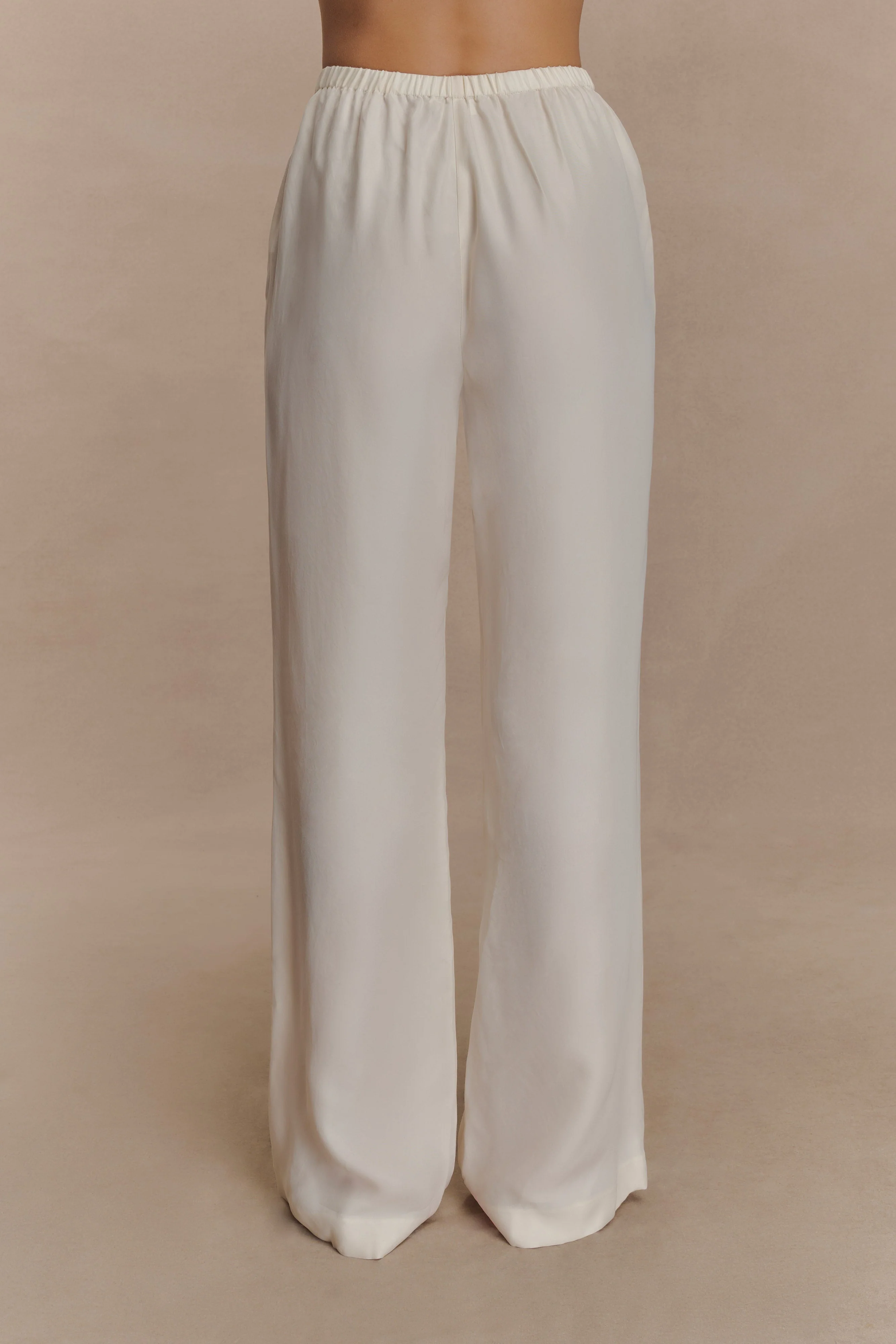 Violeta Straight Leg Pant - Ivory - Image 5